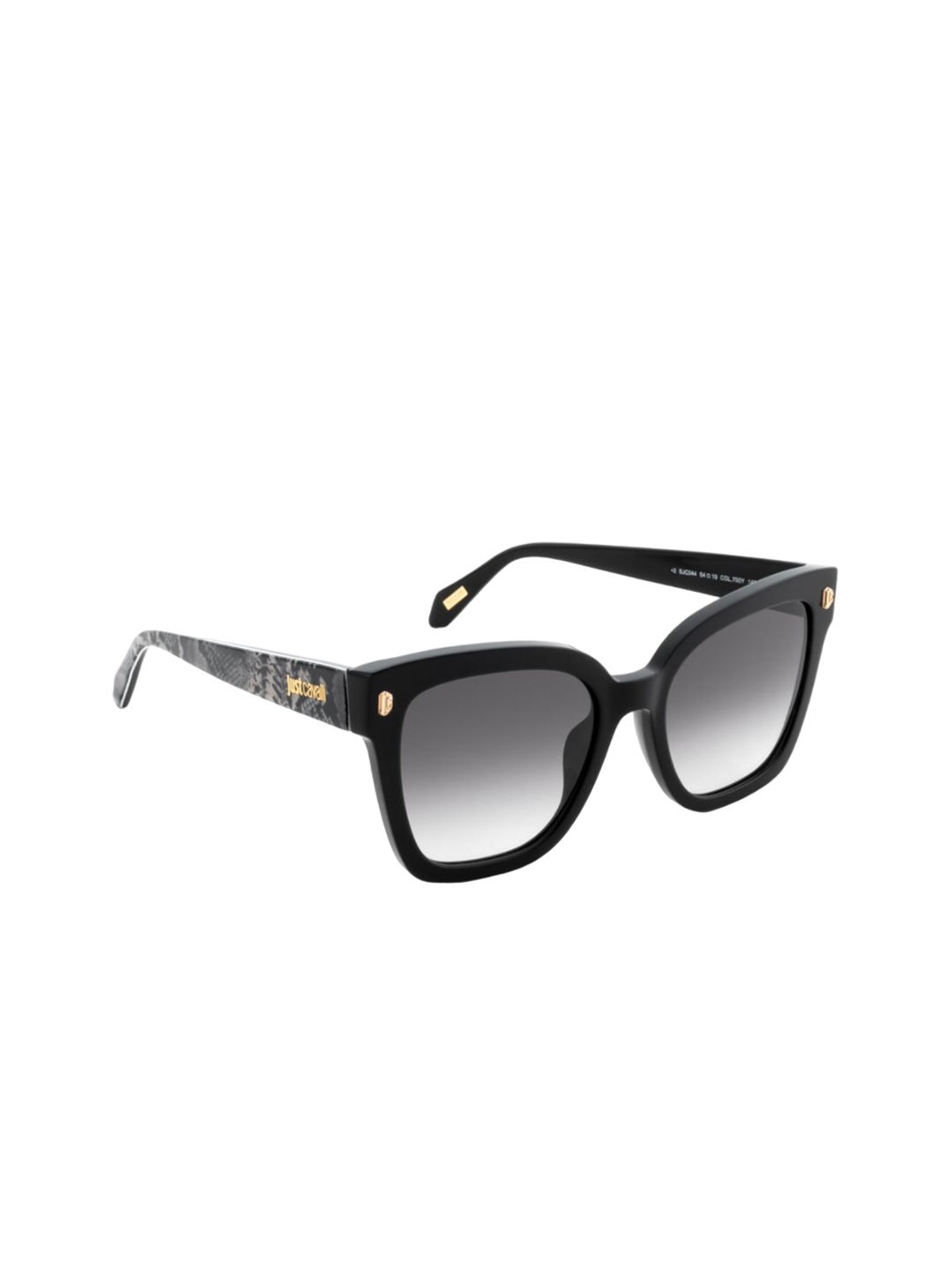 

Just Cavalli Women Square Sunglasses with UV Protected Lens SJC04454700YSG-Black, Grey