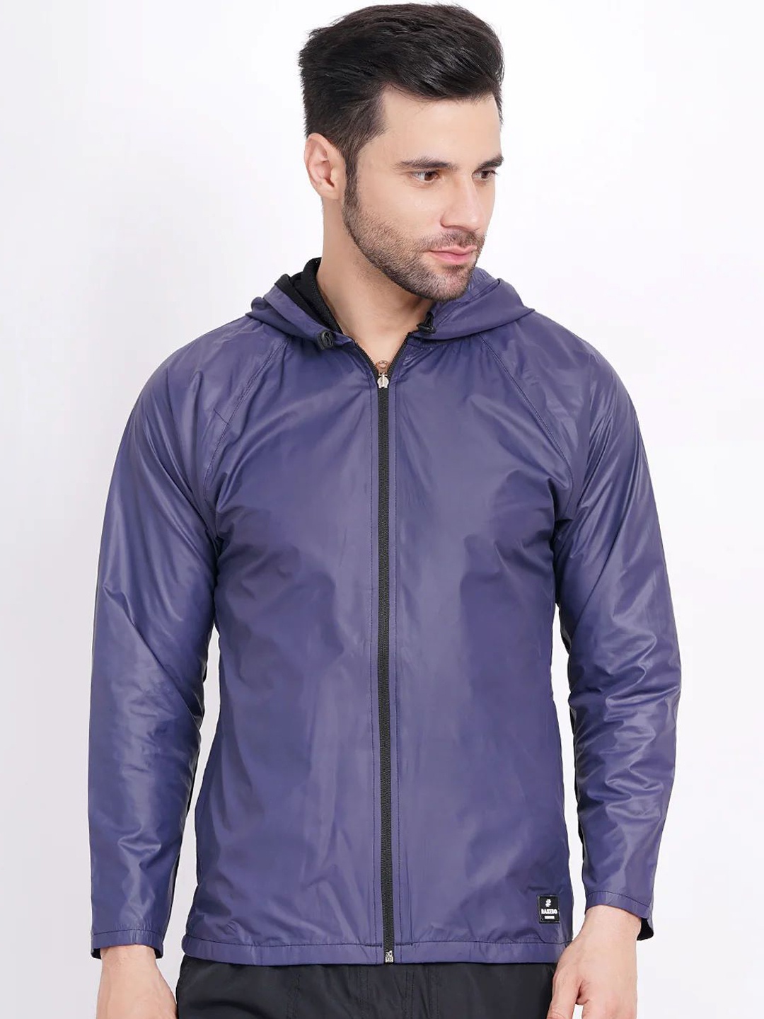 

Raxedo Men Water Resistant Windcheater Light Weight Jacket, Purple
