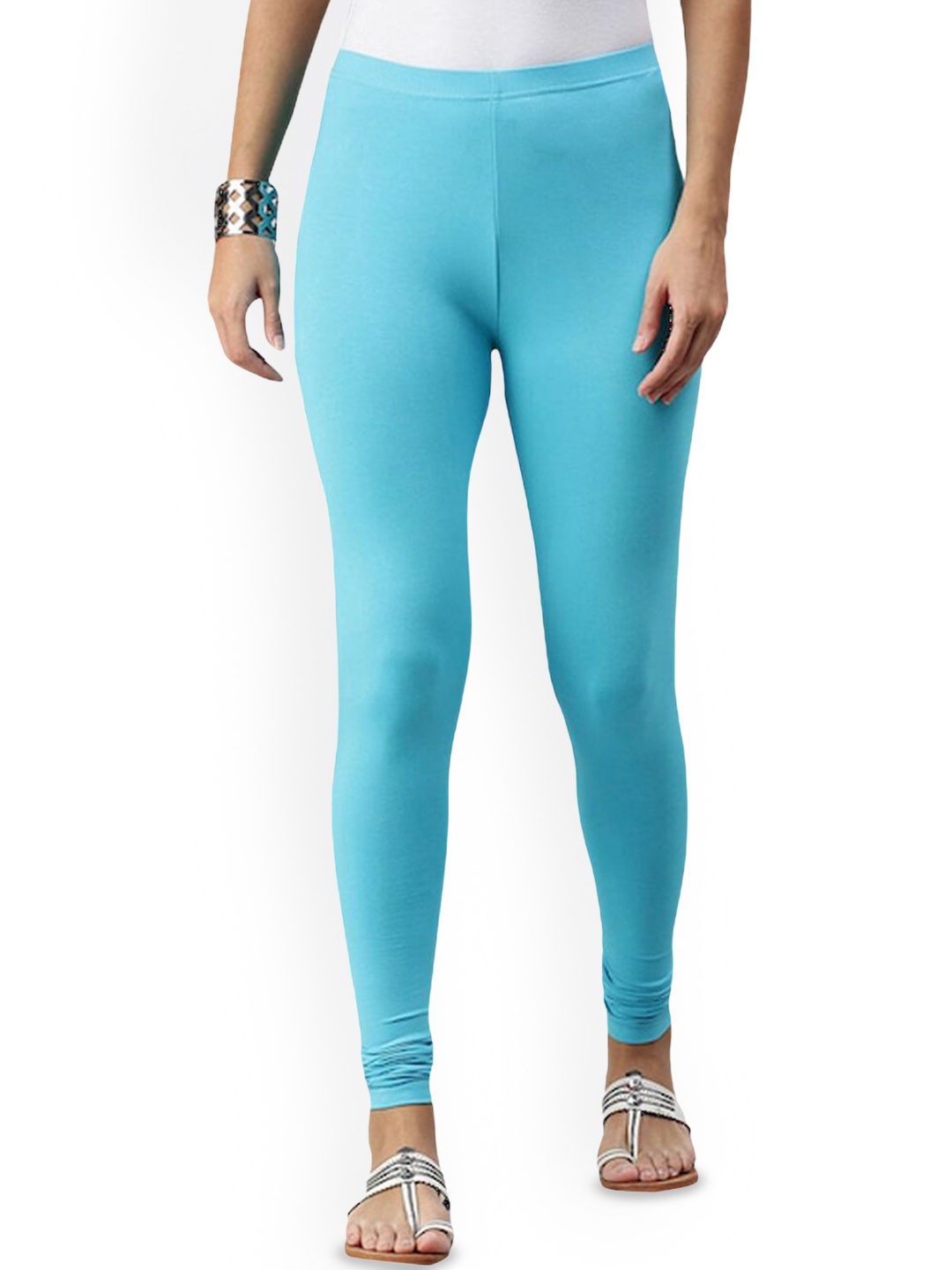 

BAESD Girls Churidar-Length Leggings, Blue