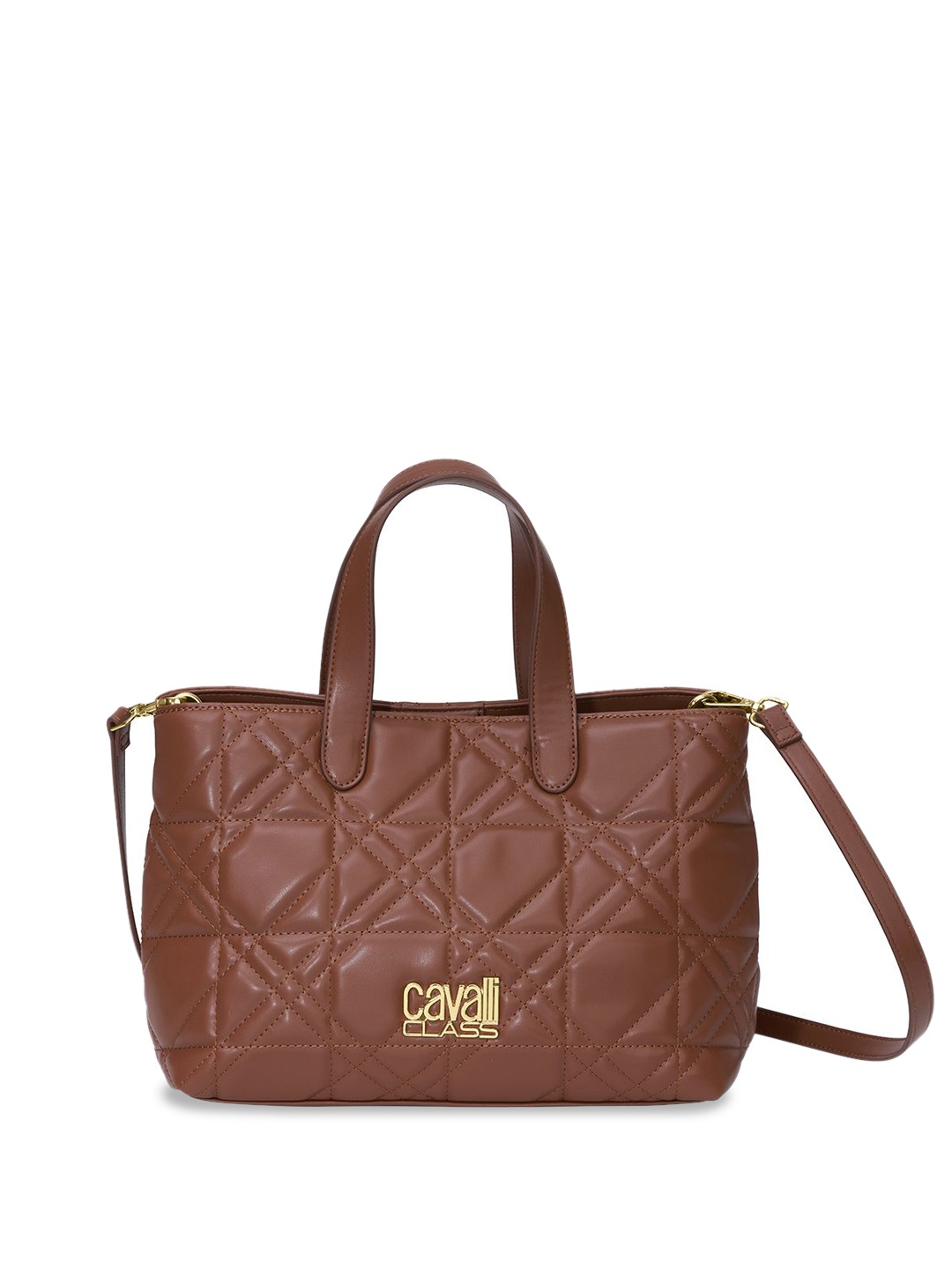 

Cavalli Class Structured Handheld Bag with Quilted, Red