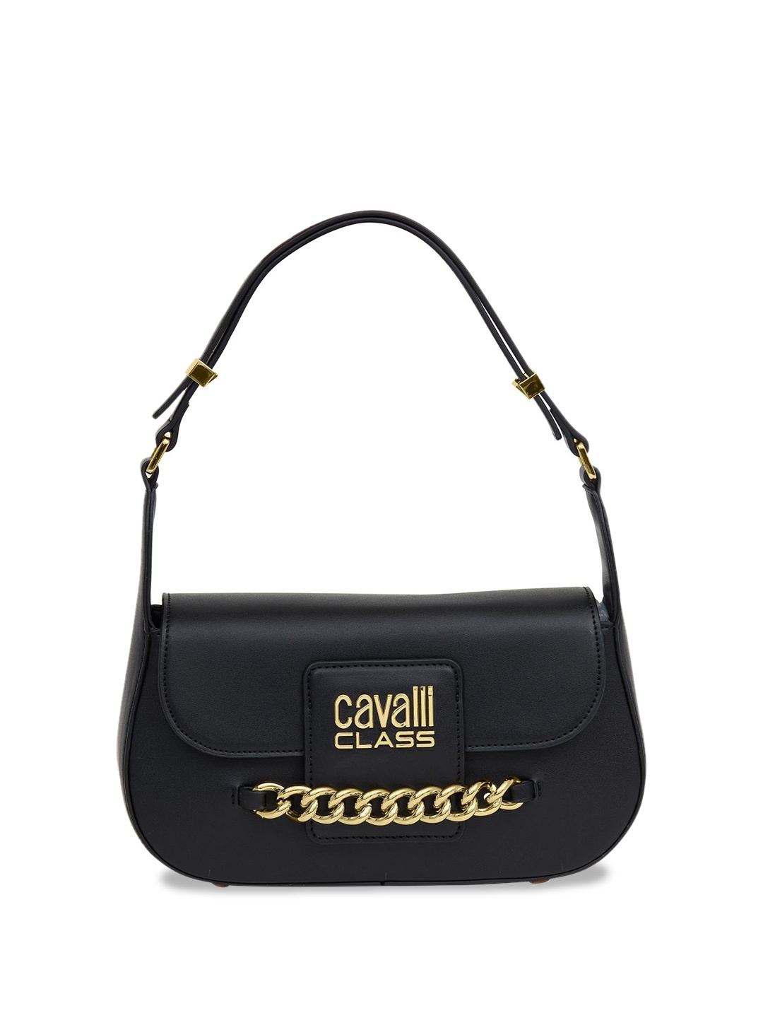 

Cavalli Class Structured Handheld Bag, Black