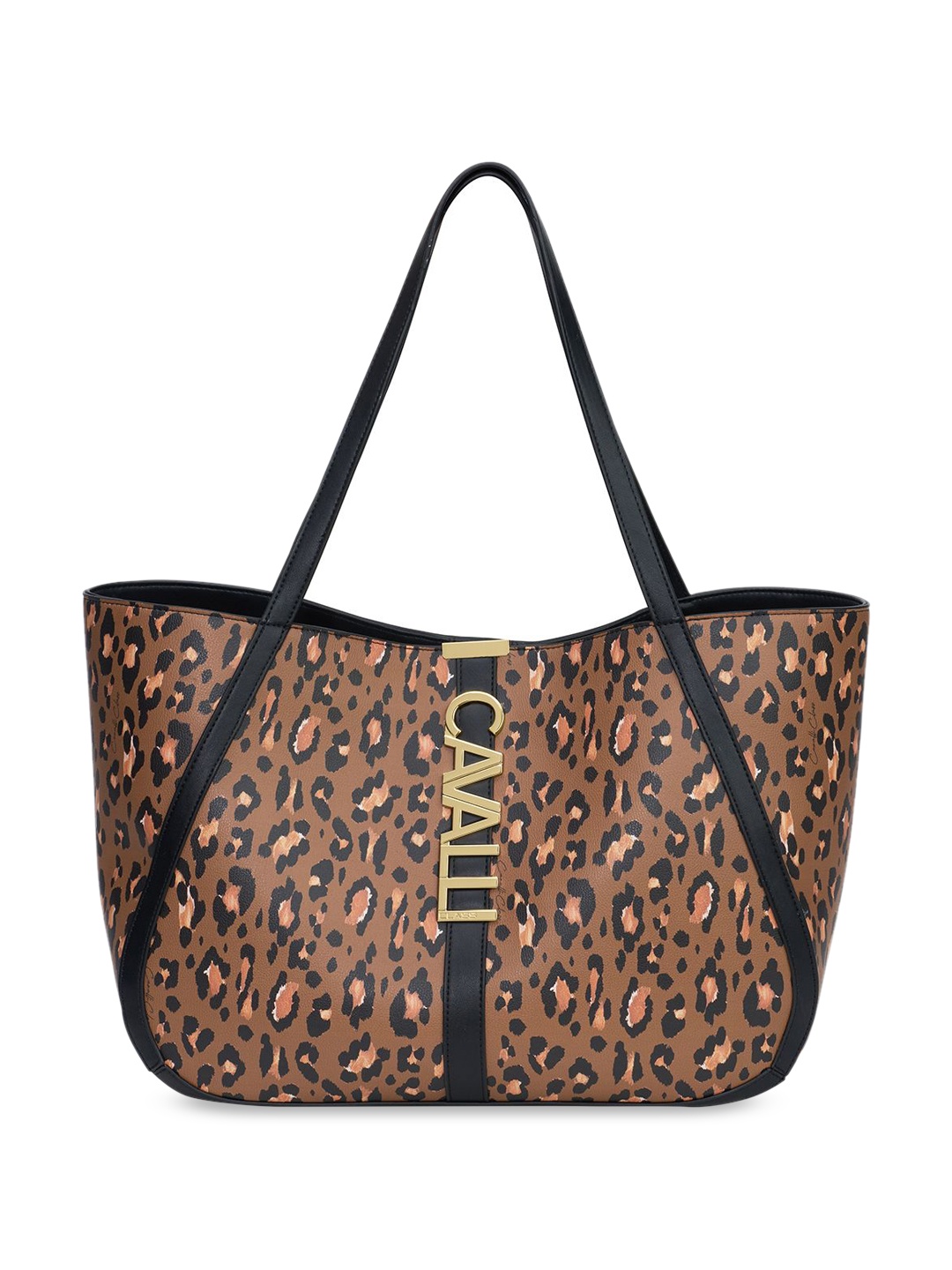 

Cavalli Class Textured Structured Shoulder Bag, Multi
