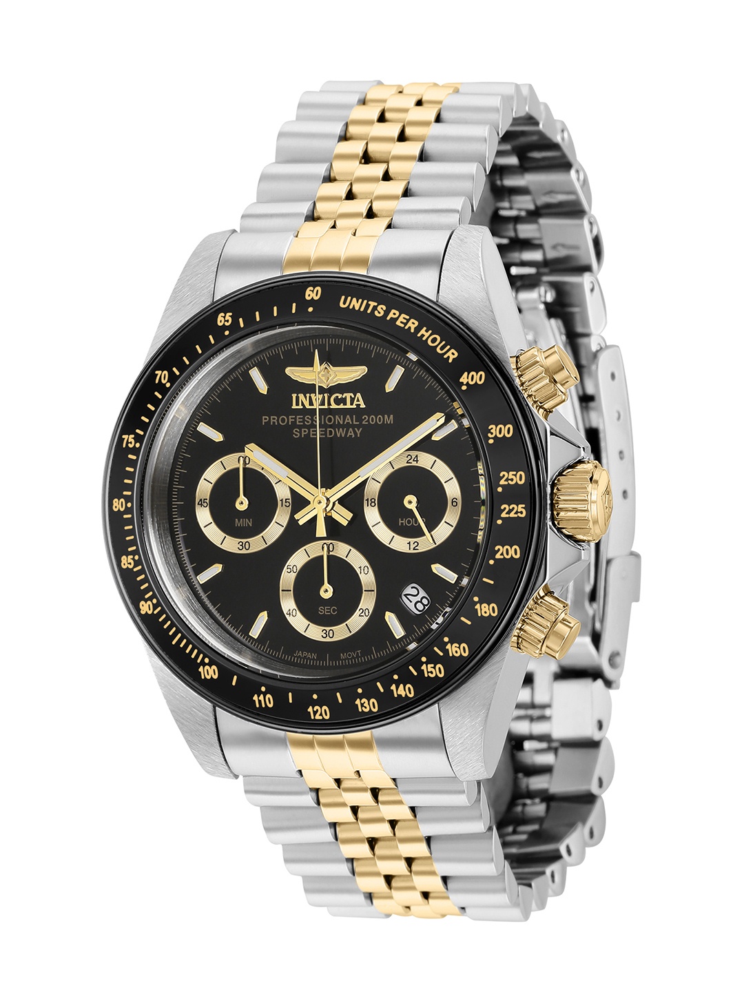 

Invicta Men Dial & Stainless Steel Bracelet Style Straps Analogue Watch 36739, Multi