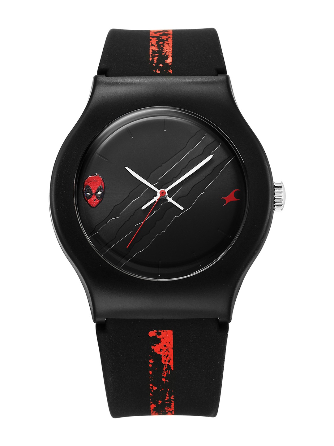 

Fastrack Unisex Printed Dial & Straps Analogue Watch 9915PP108, Black