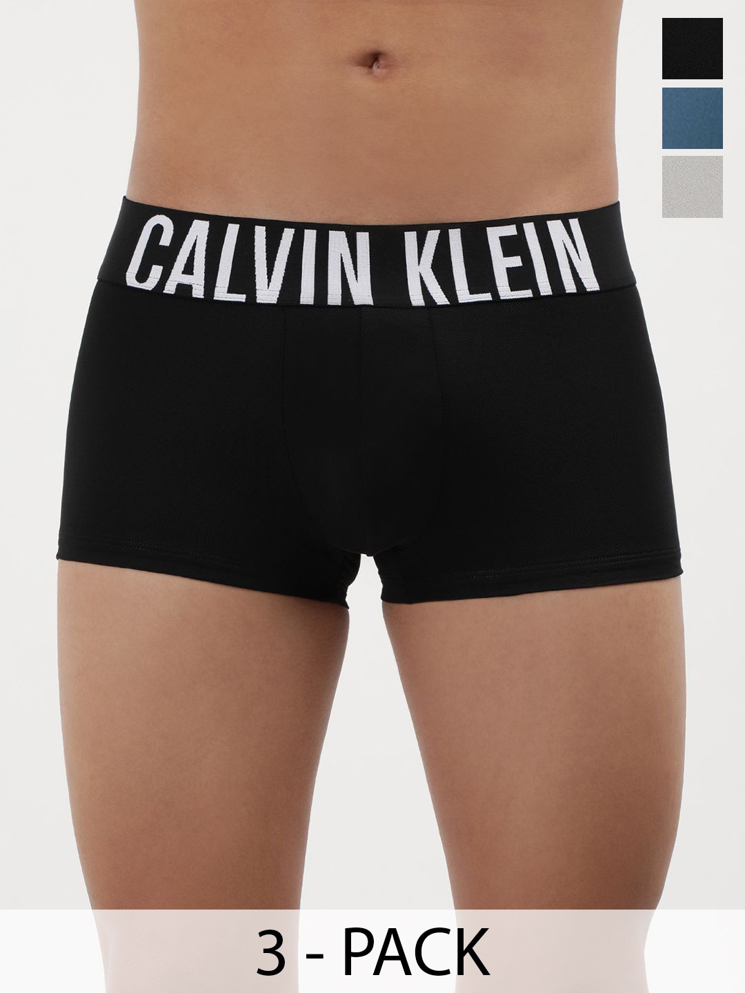 

Calvin Klein Underwear Men Pack Of 3 Low Rise Trunks NB3611Q1K, Blue