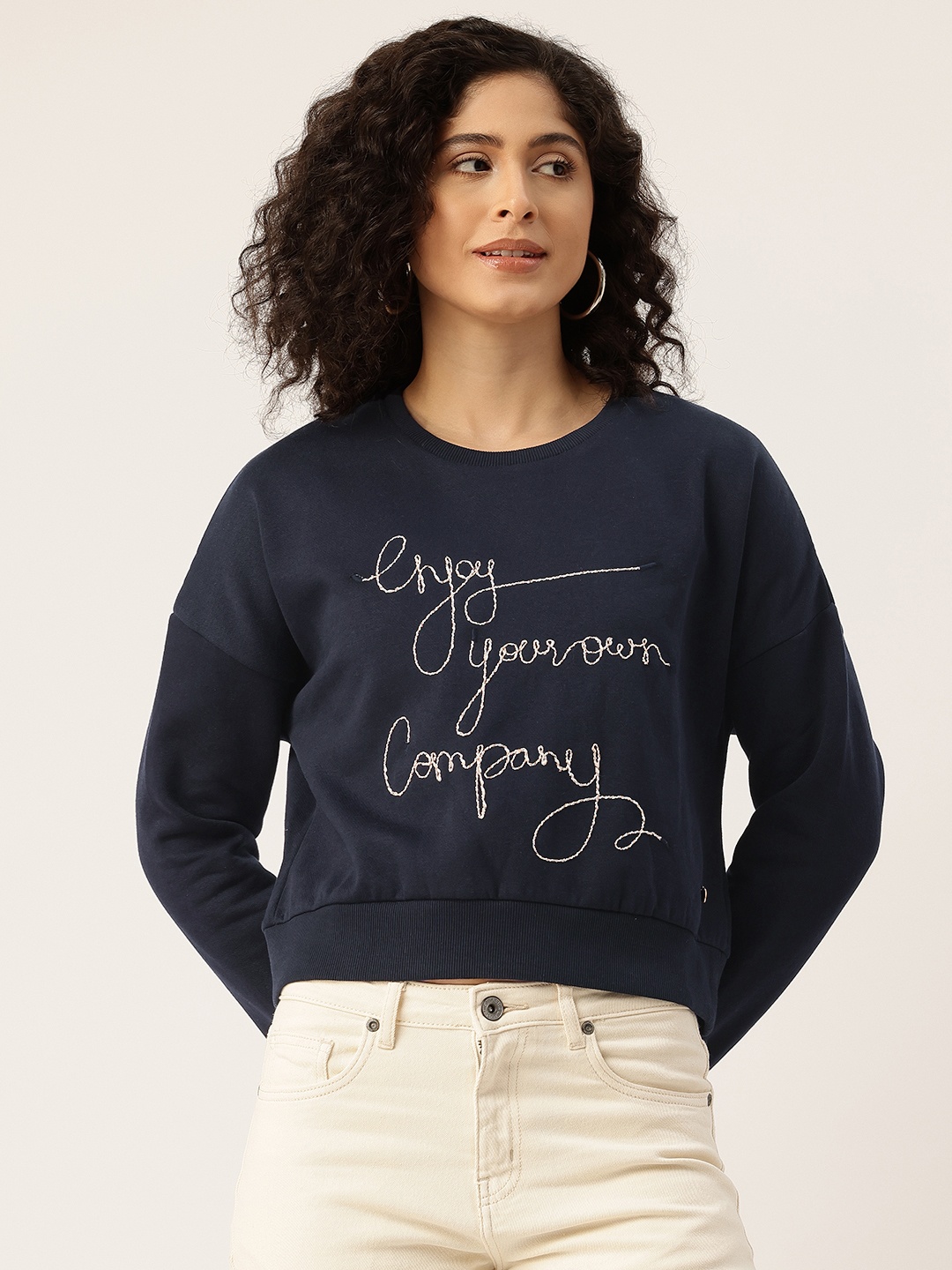 

Monte Carlo Embroidered Sweatshirt, Navy blue