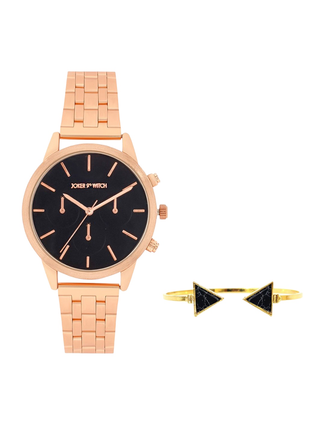 

JOKER & WITCH Watch & Bracelet Gift Set, Rose gold