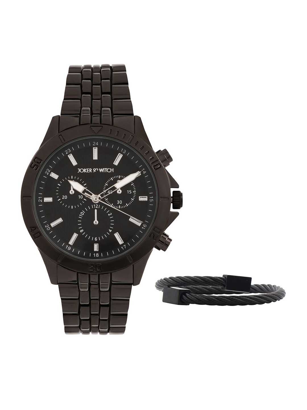 

JOKER & WITCH Men Watch Gift Set JWBS1056, Brown