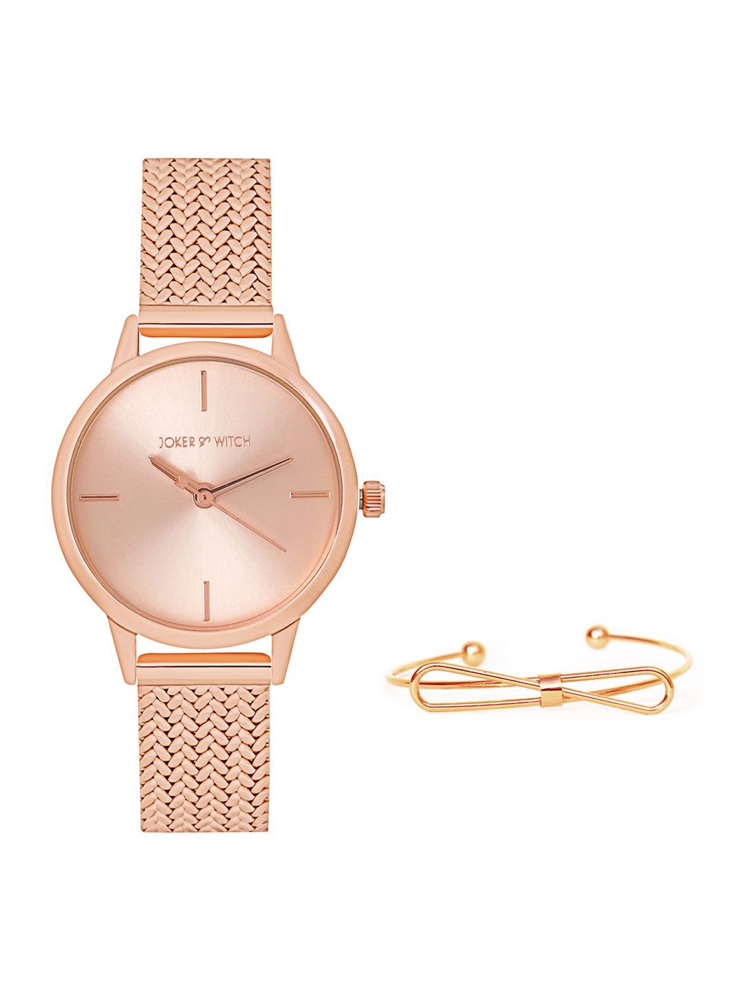 

JOKER & WITCH Women Watch Gift Set JWBS1046, Rose gold