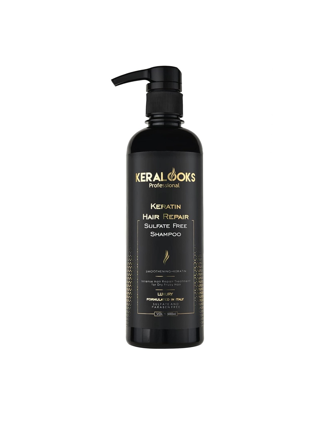 

Keralooks professional Keratin Hair Repair Shampoo - 500ml, Black