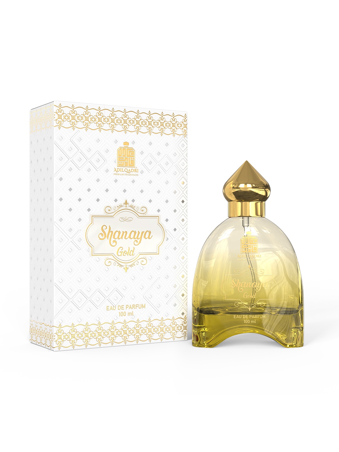 

ADILQADRI Shanaya Gold Rich & Woody French Blend Long Lasting Eau De Perfume -100ml