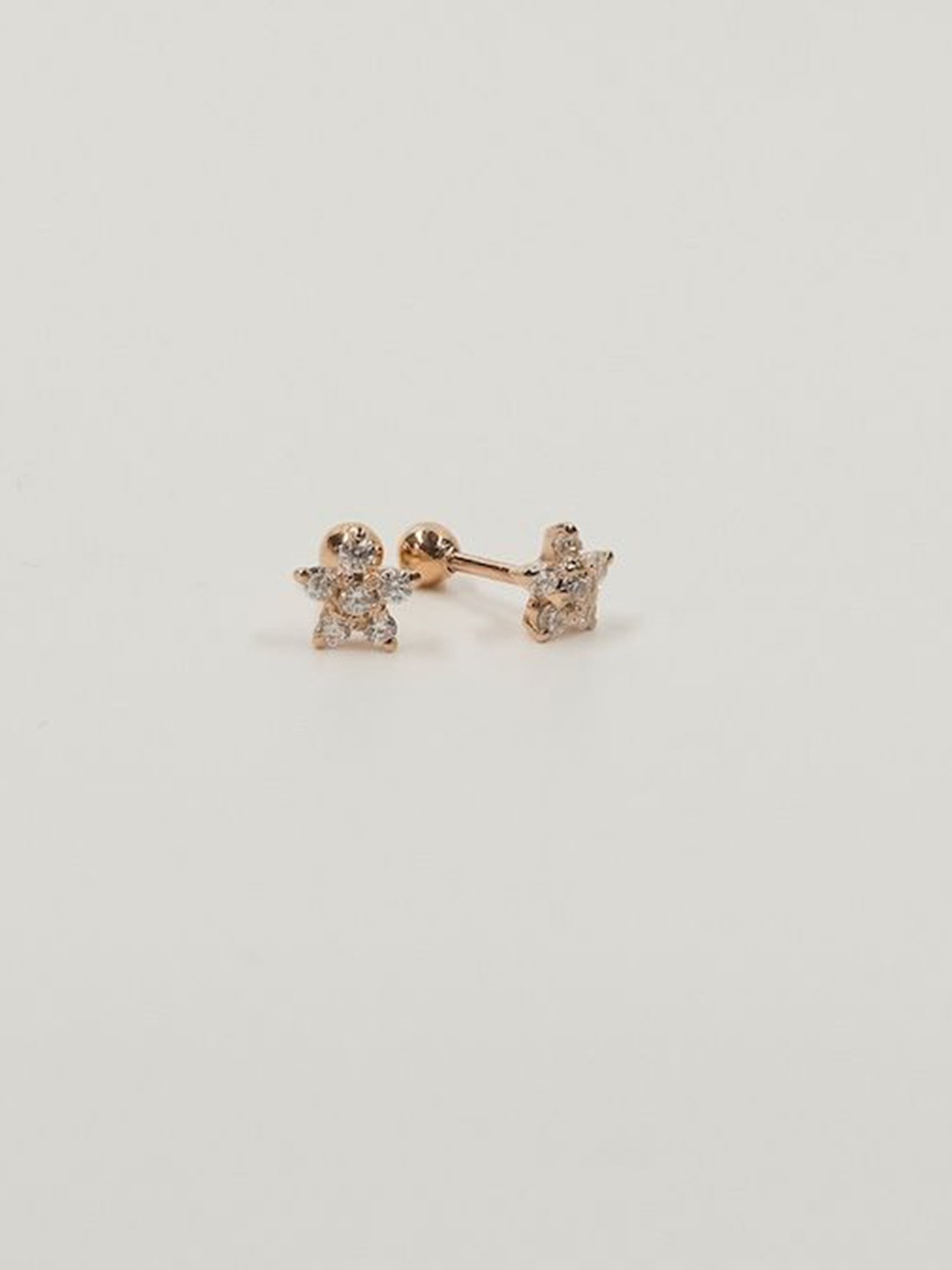 

Anushka Jain Jewellery 925 Sterling Silver Gold-Plated CZ Studded Classic Studs