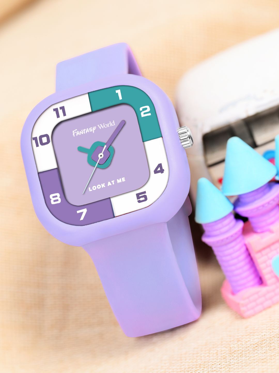 

Fantasy World Unisex Kids Printed Dial & Straps Analogue Watch FW24-2226-PR, Purple