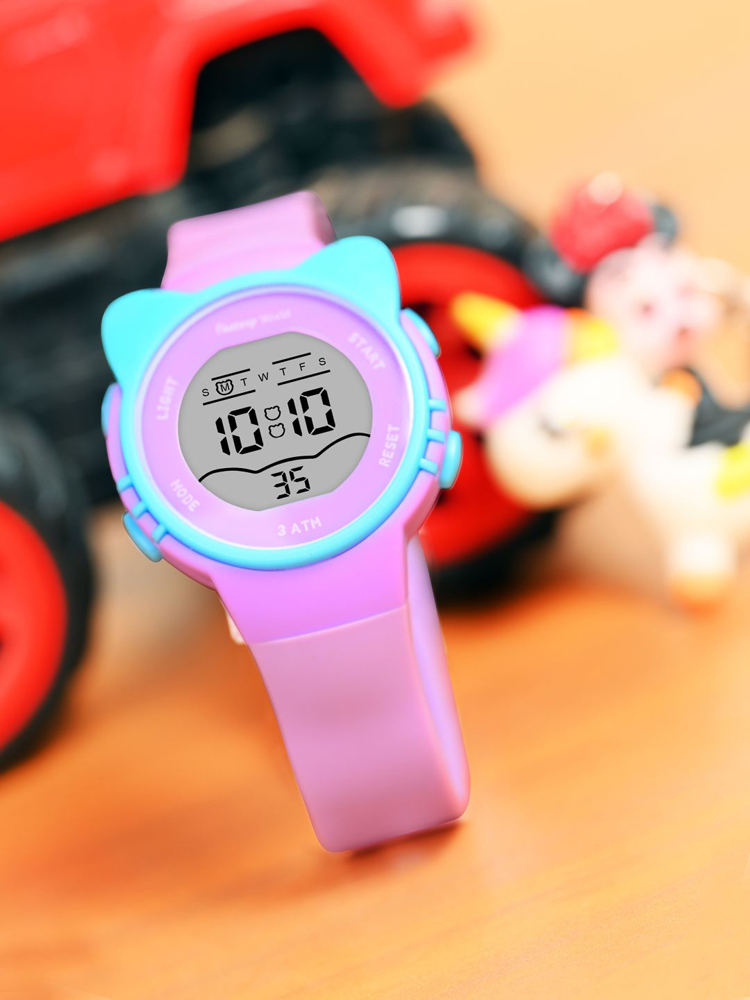 

Fantasy World Unisex Kids Dial & Straps Digital Multi Function Watch FW24-2206-PR, Purple