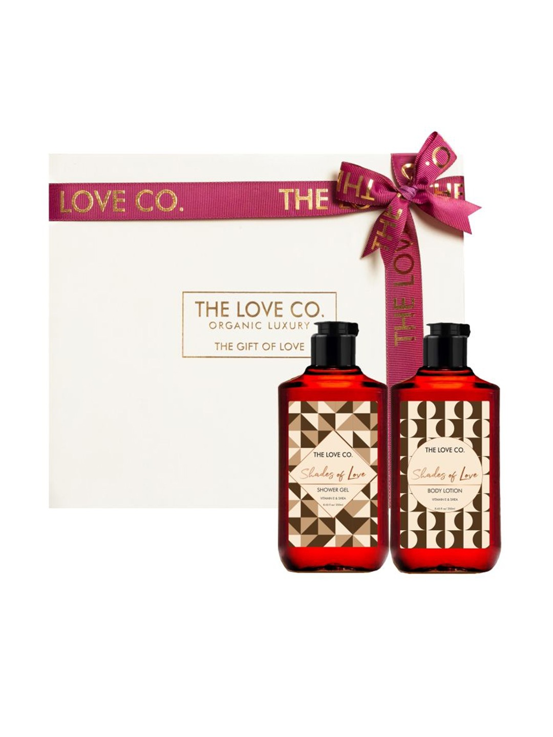 

The Love Co Shades Of Love Shower Gel & Body Lotion Gift Set - 250ml Each, White