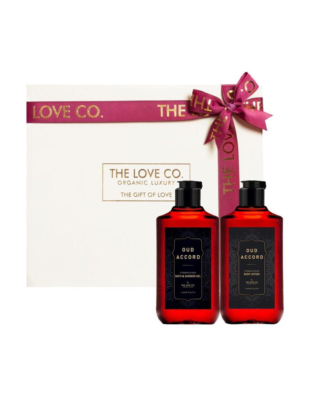 

The Love Co Oud Accord Body Wash & Body Lotion Gift Set, White