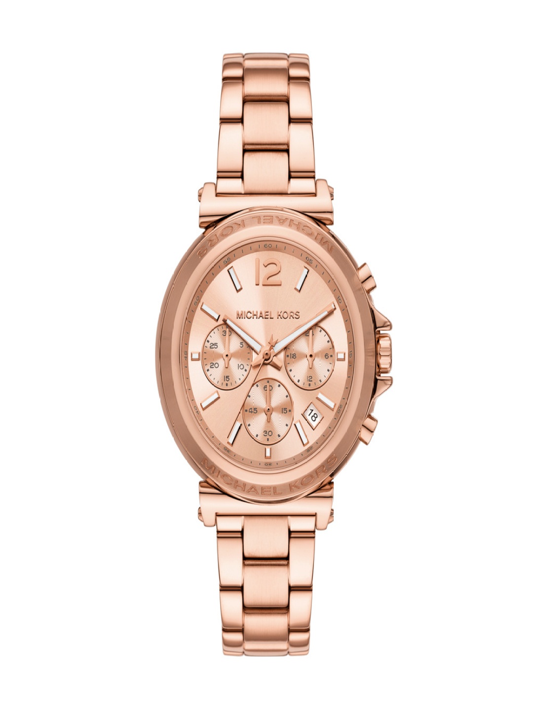 

Michael Kors Women Maren Analogue Watch MK7494, Rose gold
