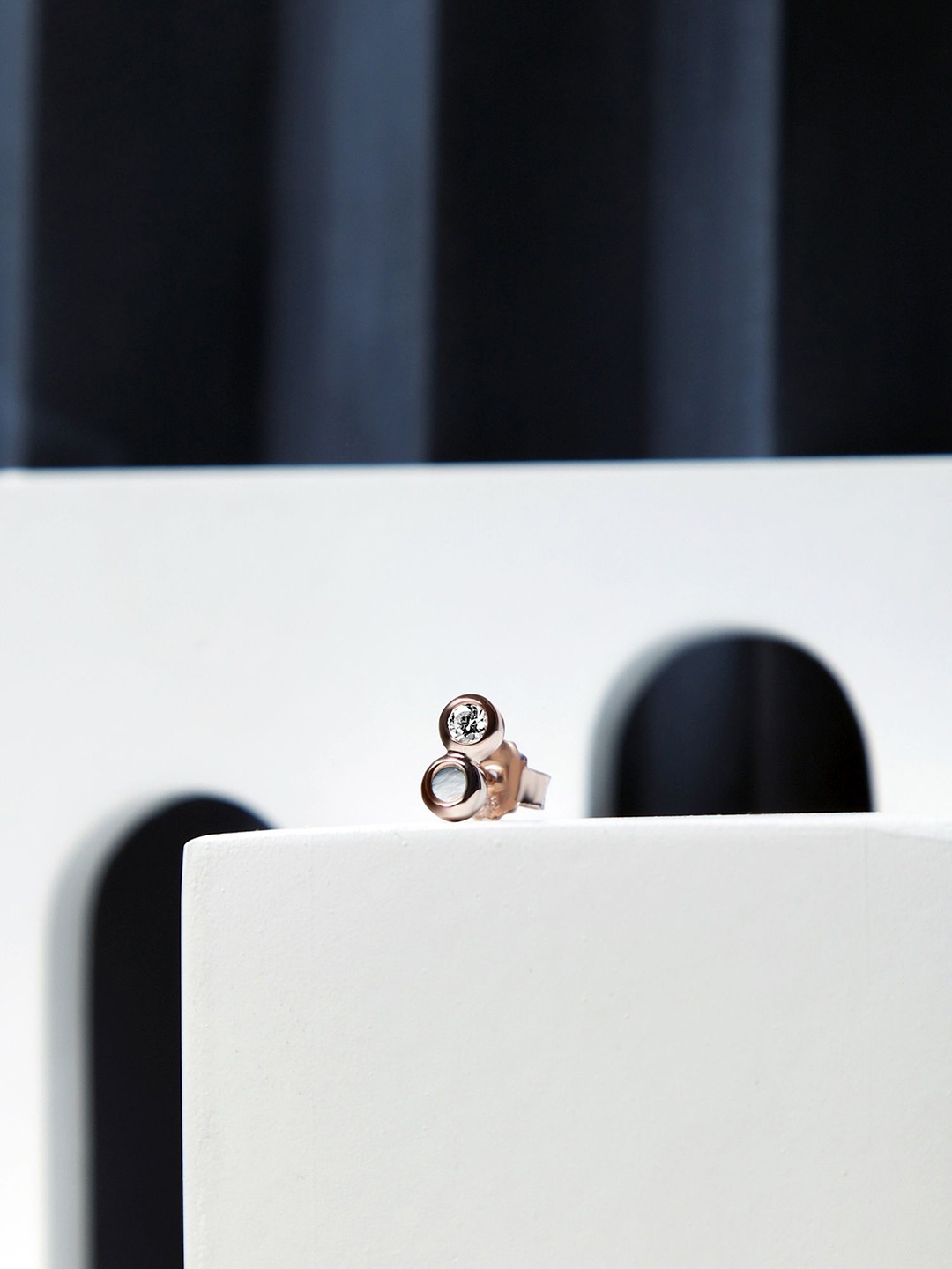 

VELVET IMPERIAL Ti Sento 18K Rose Gold Plated Stainless Steel Pearl Studs