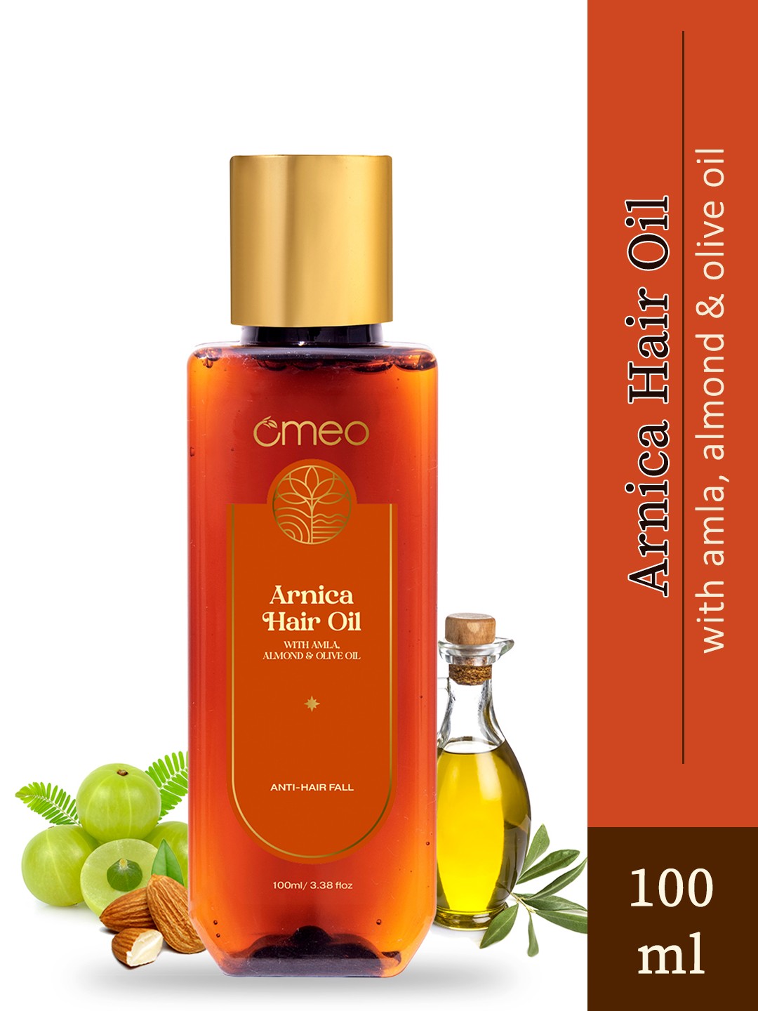 

Omeo Arnica Hair Oil For Anti Hairfall -100ml, Brown