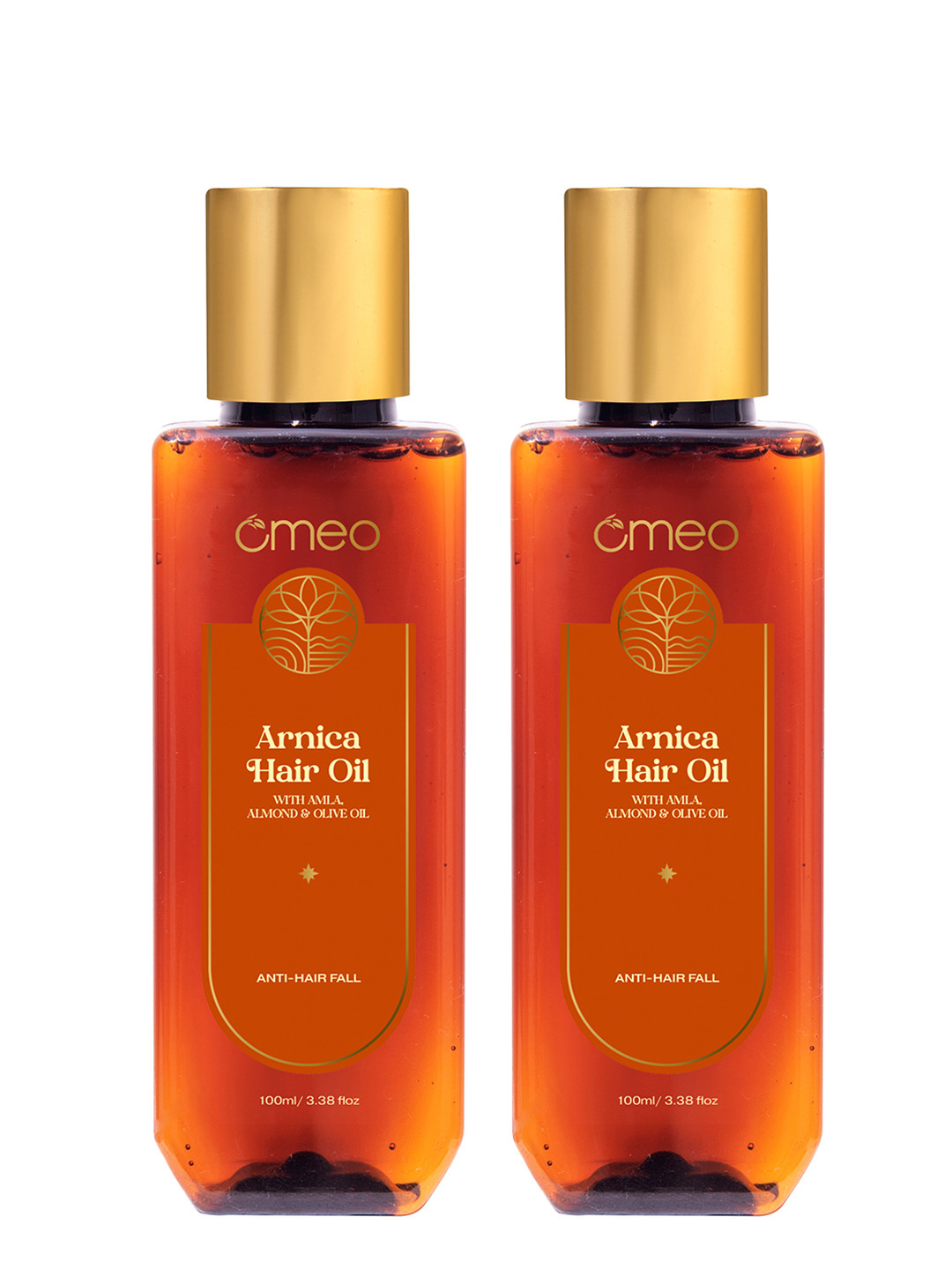 

Omeo Arnica Set Of 2 Hair Oil-100ml Each, Brown