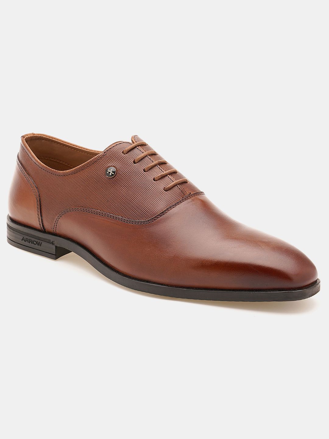 

Arrow Men Leather Formal Oxfords, Tan