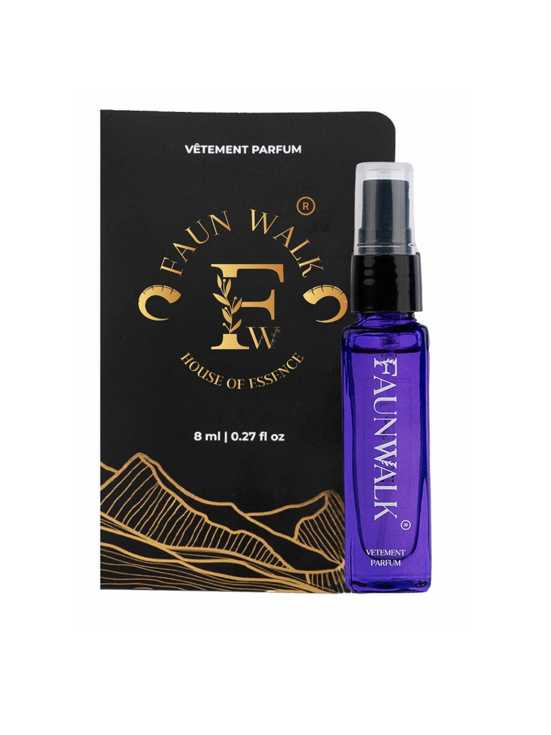 

FAUN WALK Nomade Rose Long Lasting Pocket Perfume- 8ml, Nude