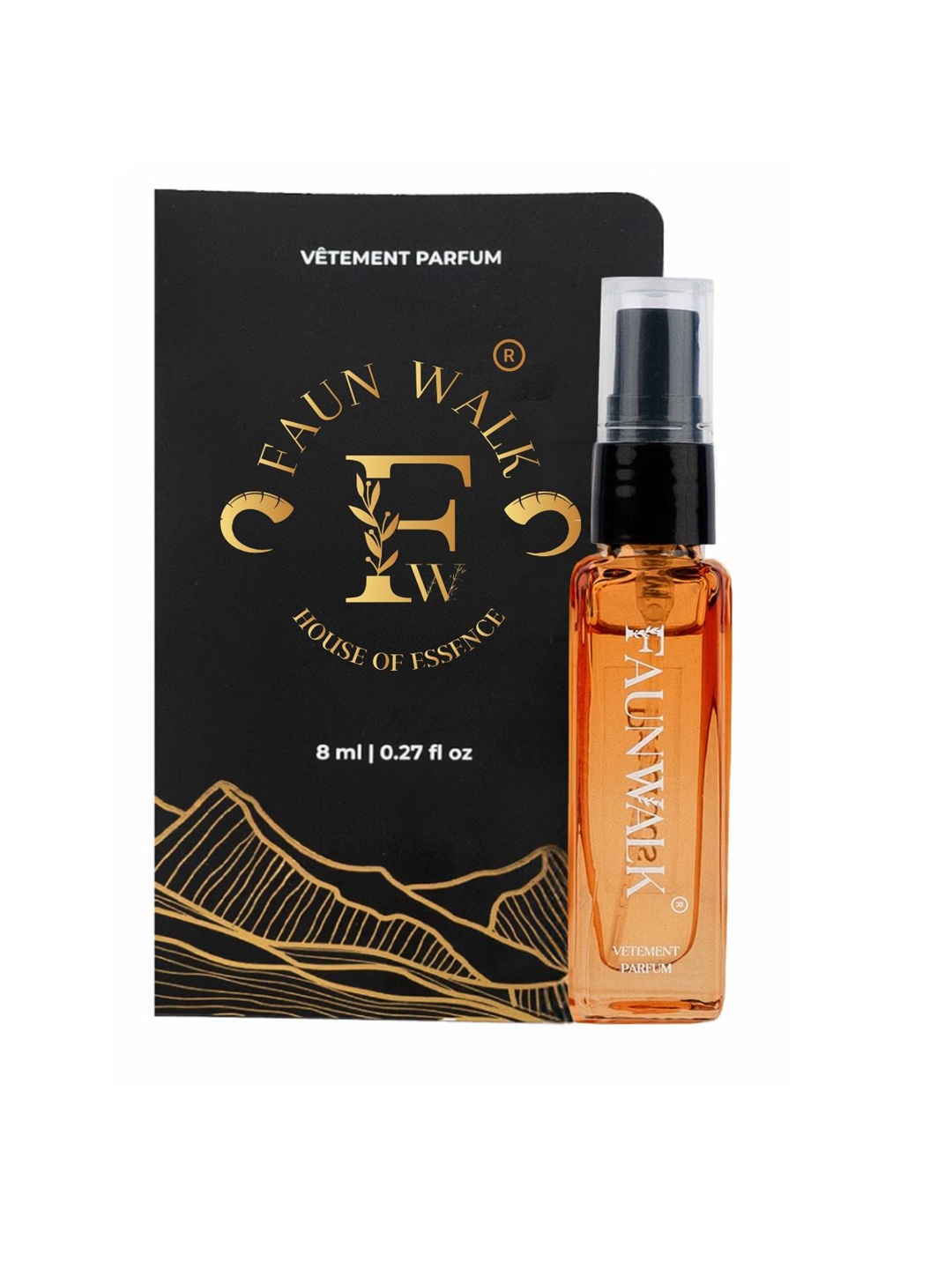 

FAUN WALK Bulgarian Oud Long Lasting Pocket Perfume - 8ml, Nude