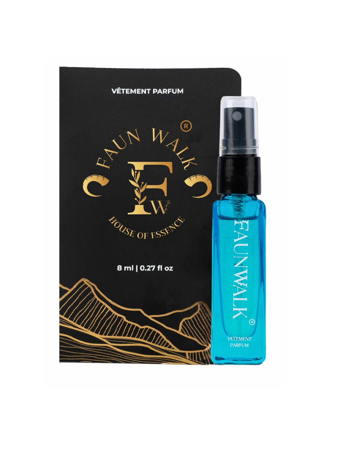 

FAUN WALK Moksha Long Lasting Pocket Perfume - 8ml, Nude