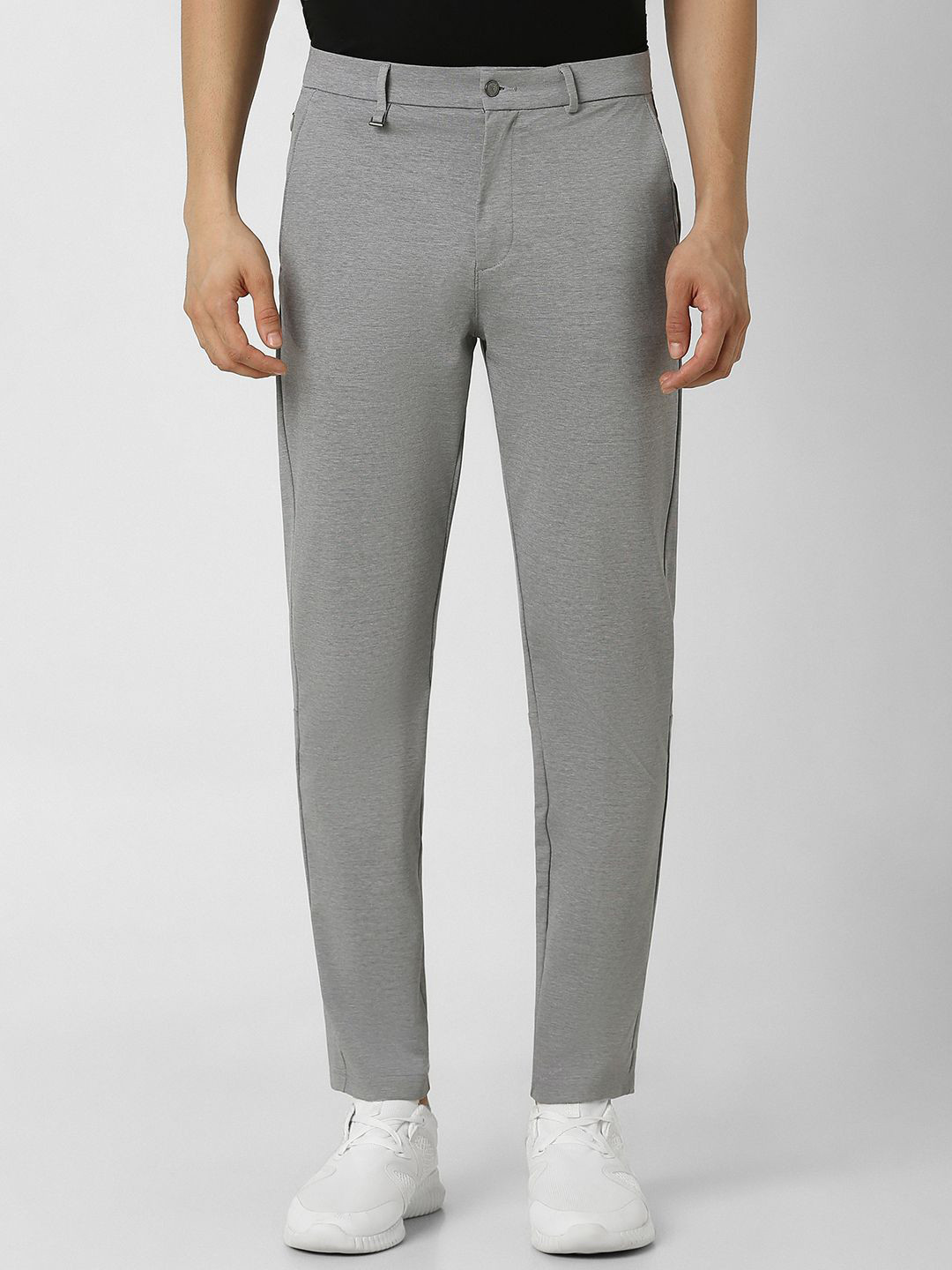 

Van Heusen Flex Men Textured Slim Fit Trouser, Grey