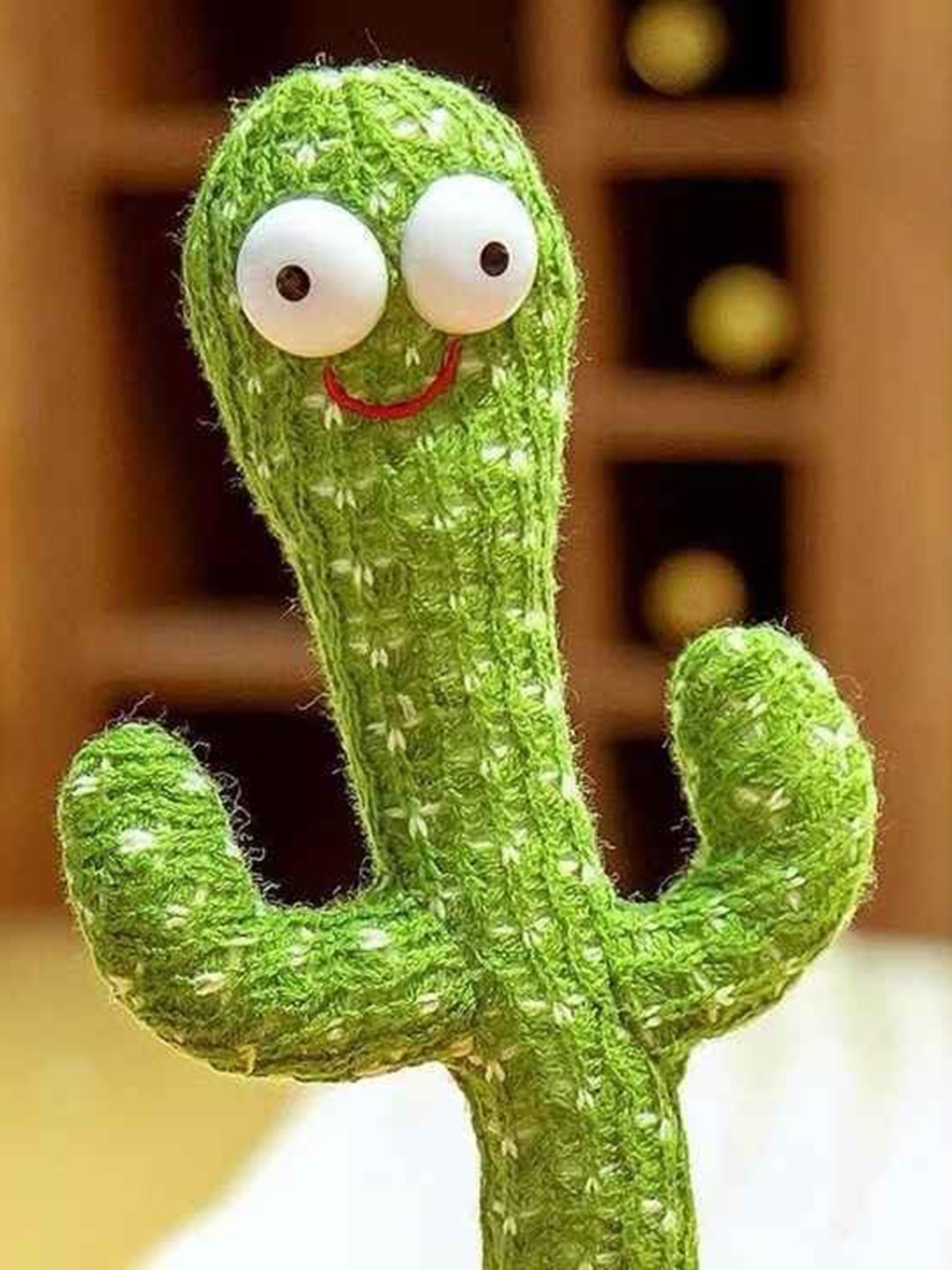 

Adbeni Green Dancing Cactus Interactive Toy