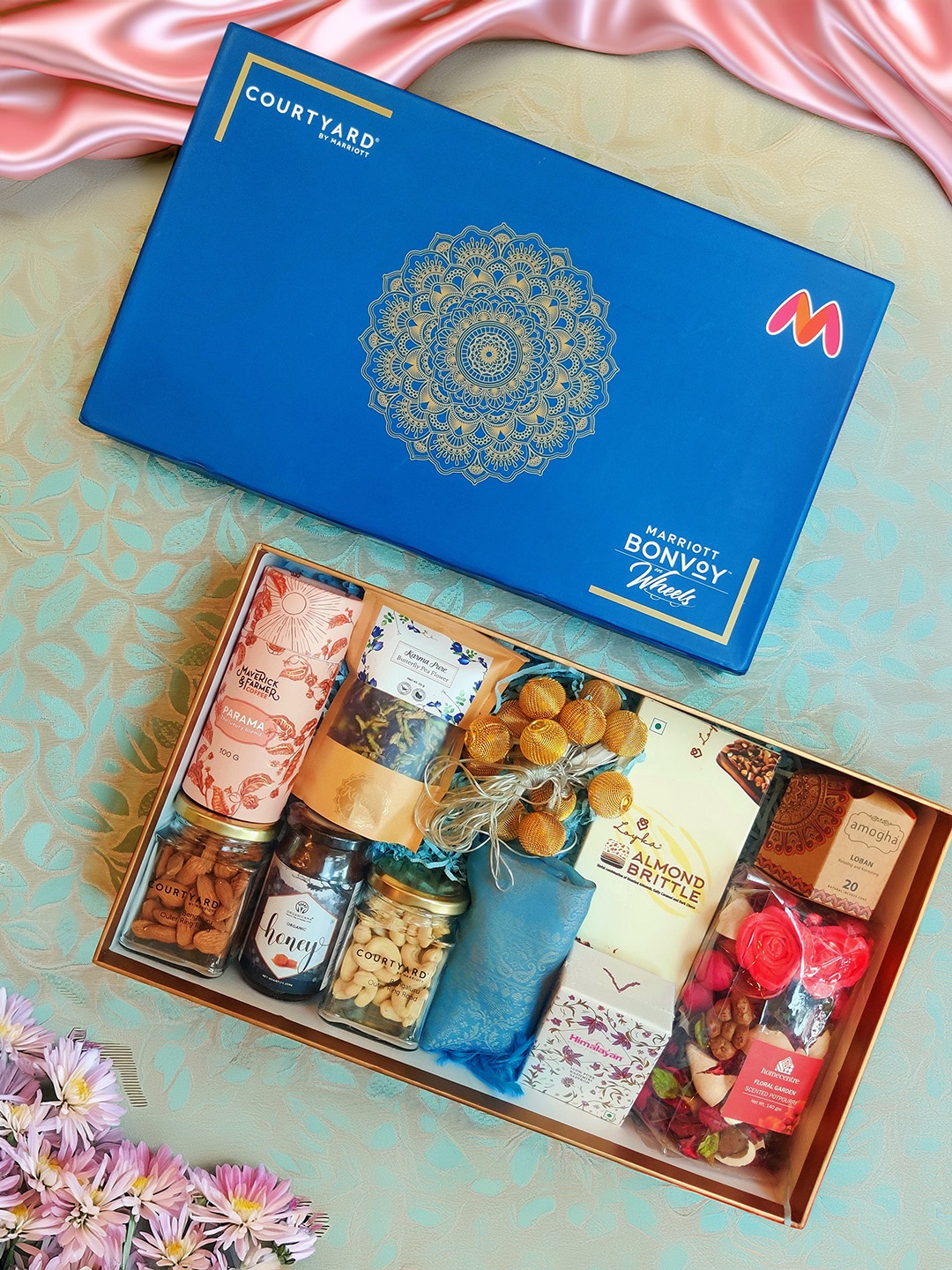 

Courtyard by Marriott - BLR ORR 11-Pcs Premium Assorted Gift Hamper, Blue
