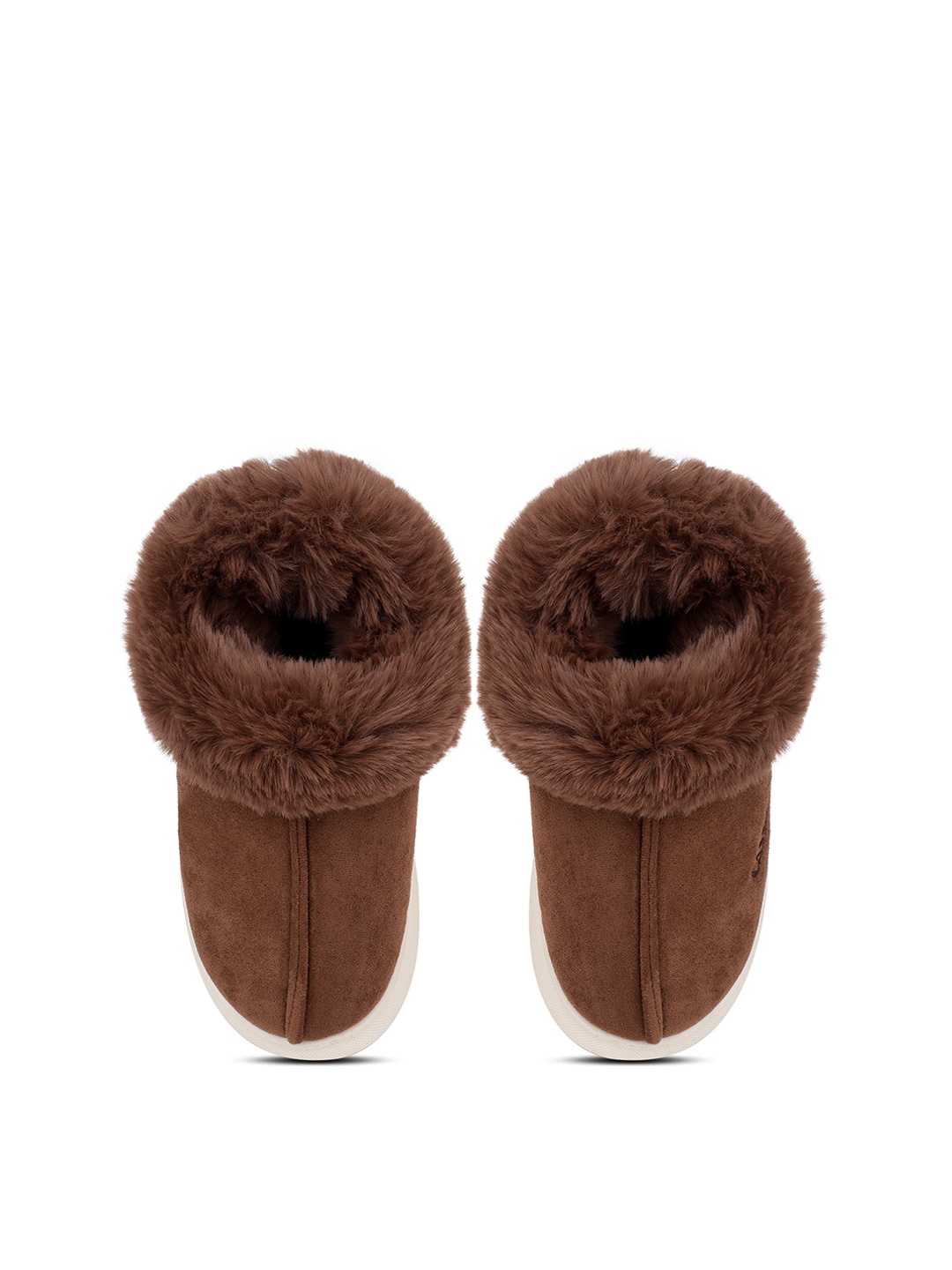 

CASSIEY Women Comfortable Indoor & Outdoor Winter Fur Snow Boot, Brown