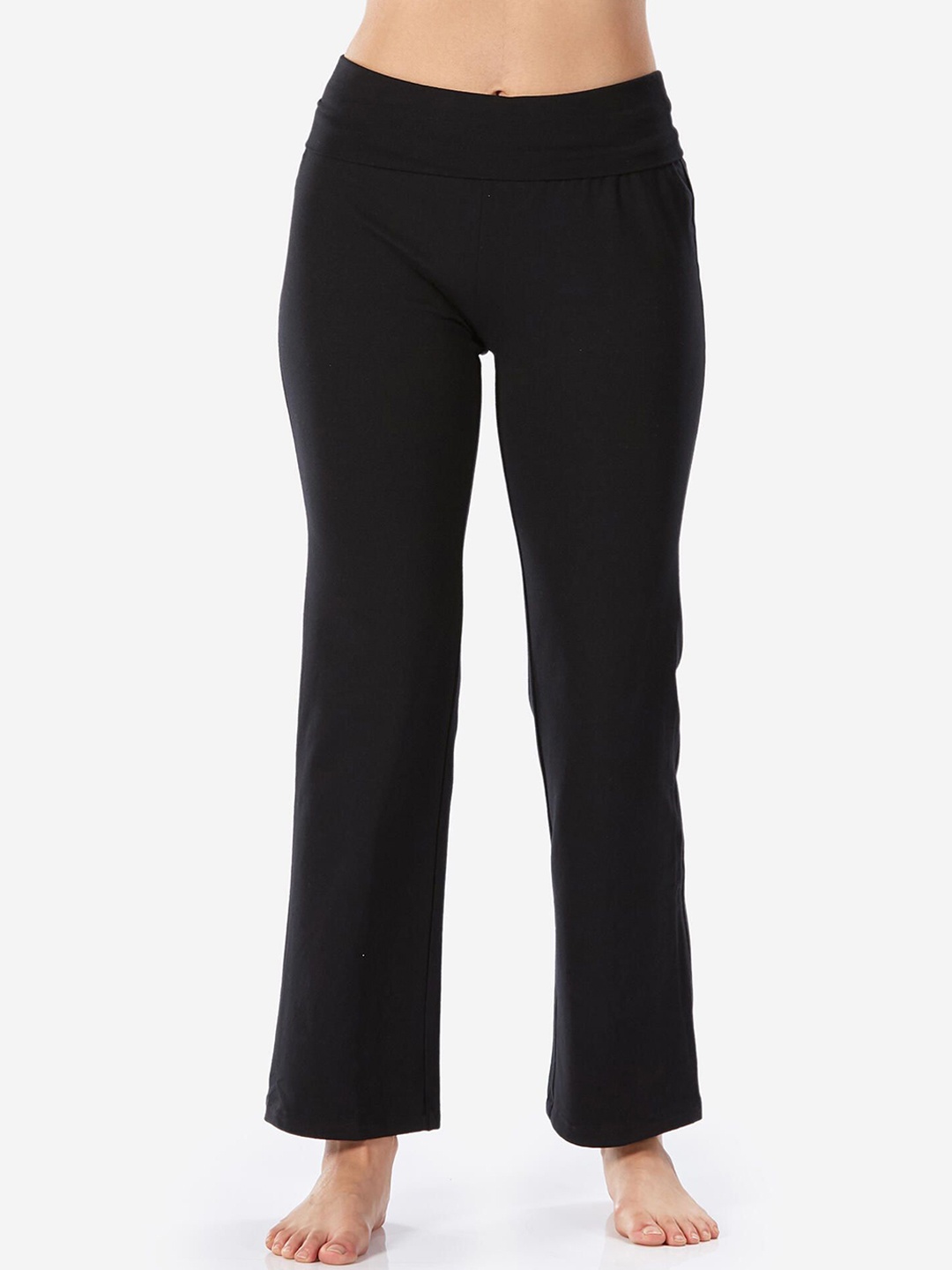 

Domyos By Decathlon Women Mid Rise Lounge Pants, Black