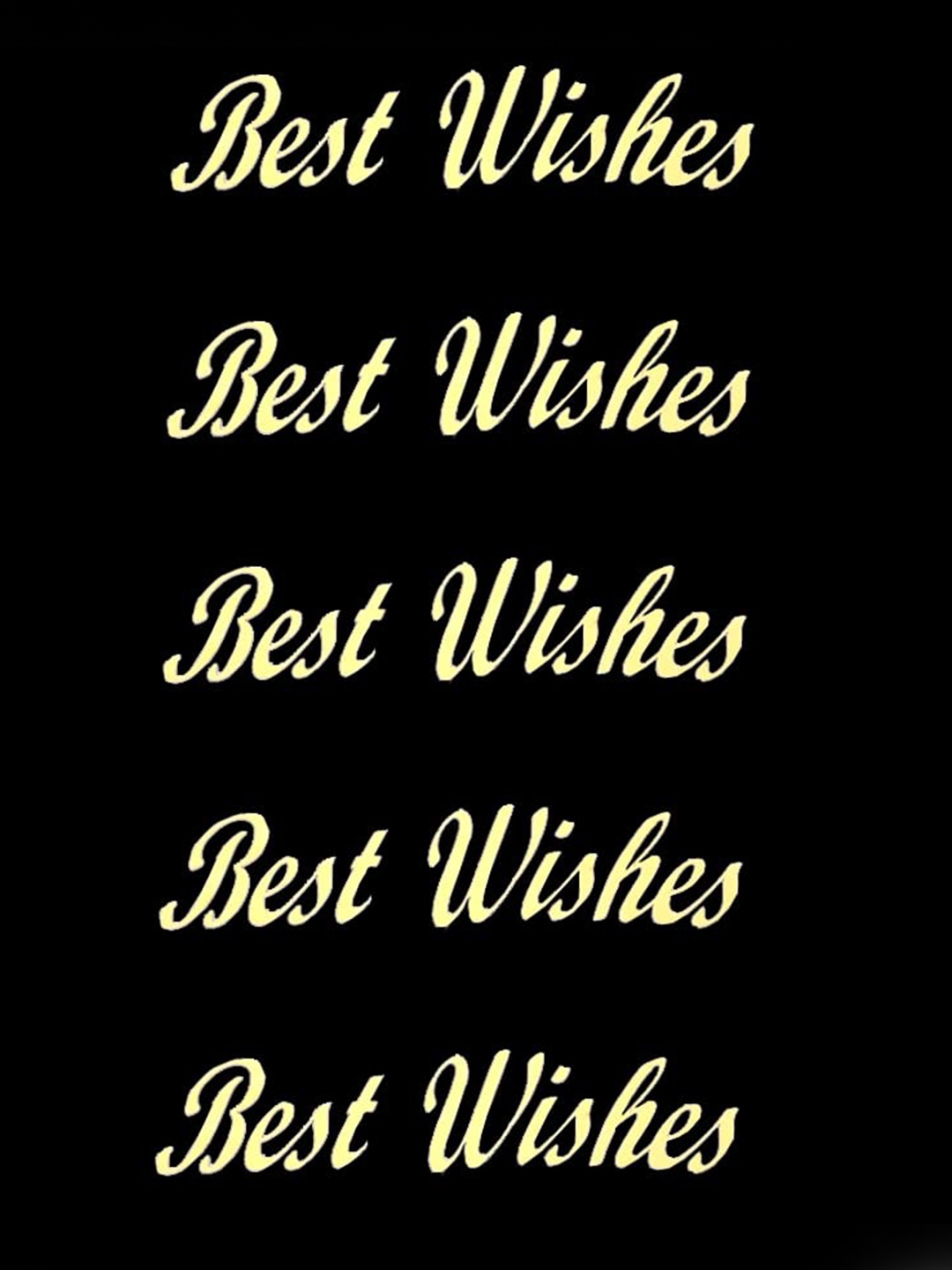 

Comet Busters Set Of 5 Self-Adhesive Best Wishes Envelope Stickers, Gold