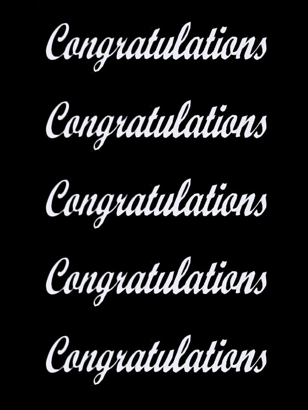 

Comet Busters Set Of 5 Self-Adhesive Congratulation Envelope Stickers, Silver