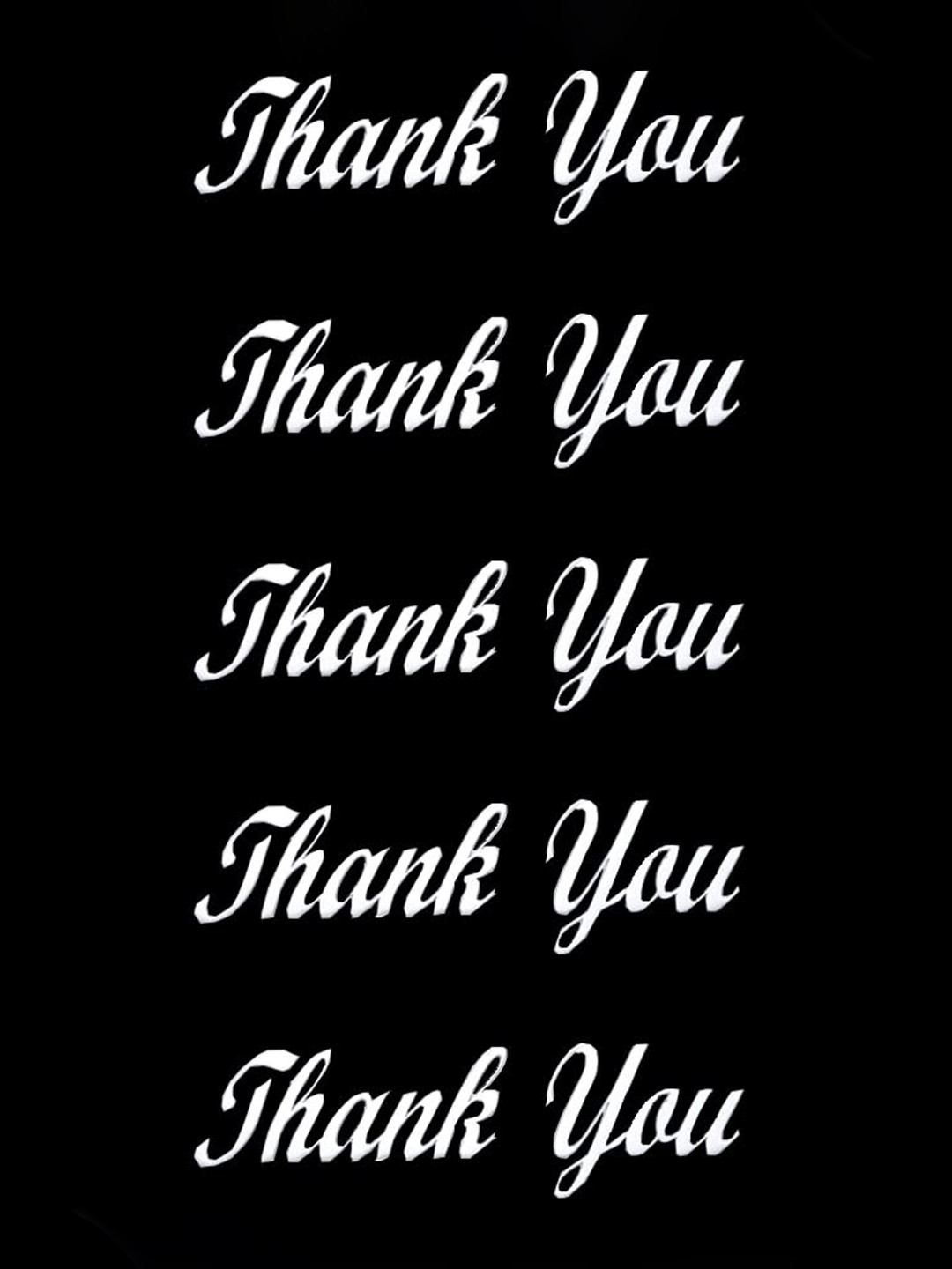 

Comet Busters Set Of 5 Self-Adhesive Thank You Envelope Stickers, Silver