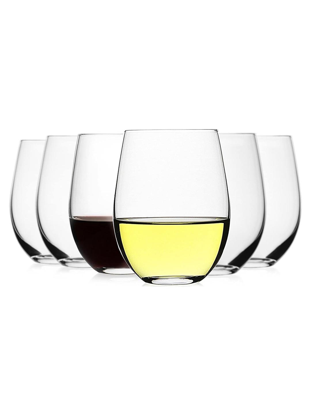 

BlackCarrot Transparent 6 Pieces Water Glasses 390ml Each