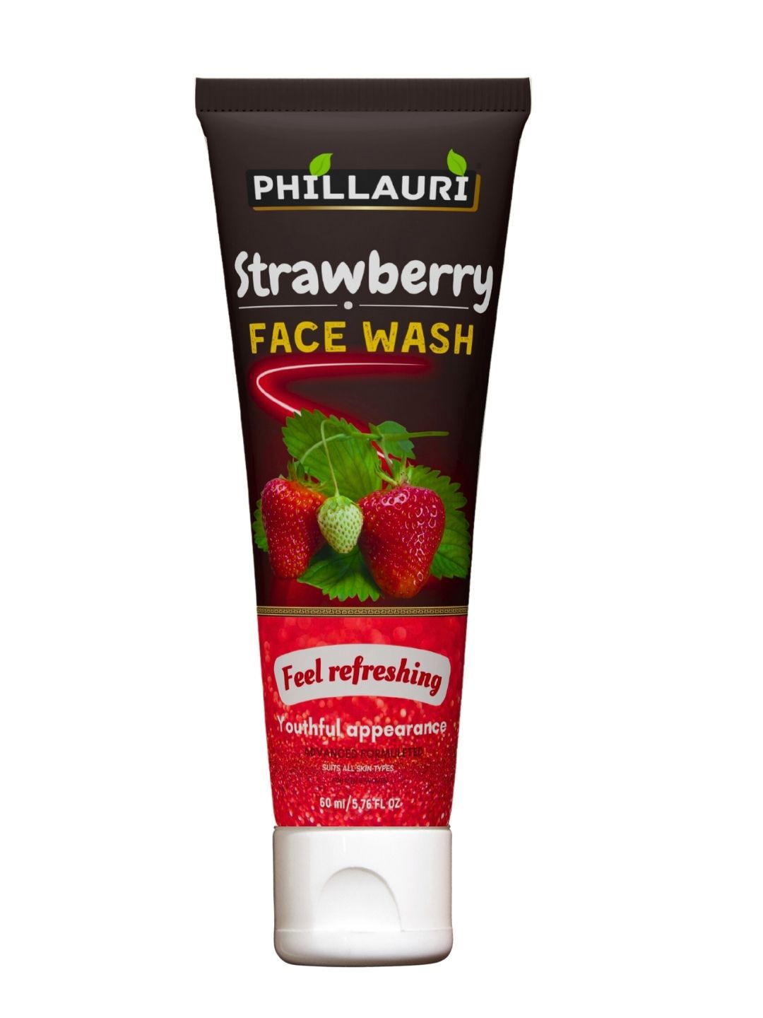 

Phillauri Strawberry Face Wash For Youthful Appearance - 60ml, Red