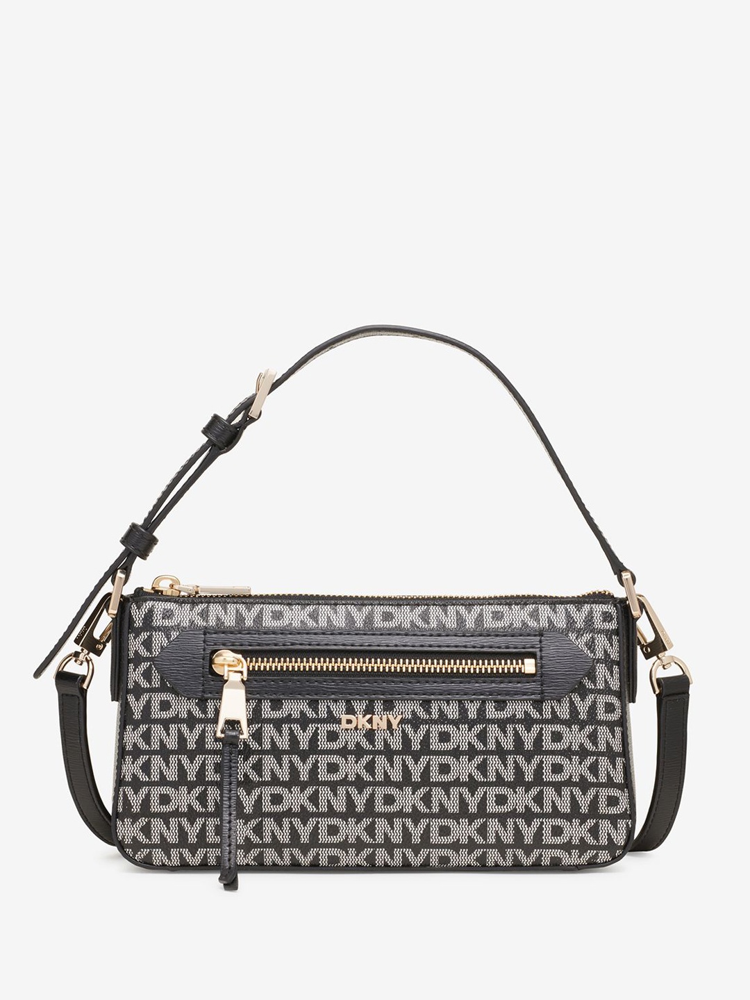 

DKNY Structured Sling Bag with Quilted, Black