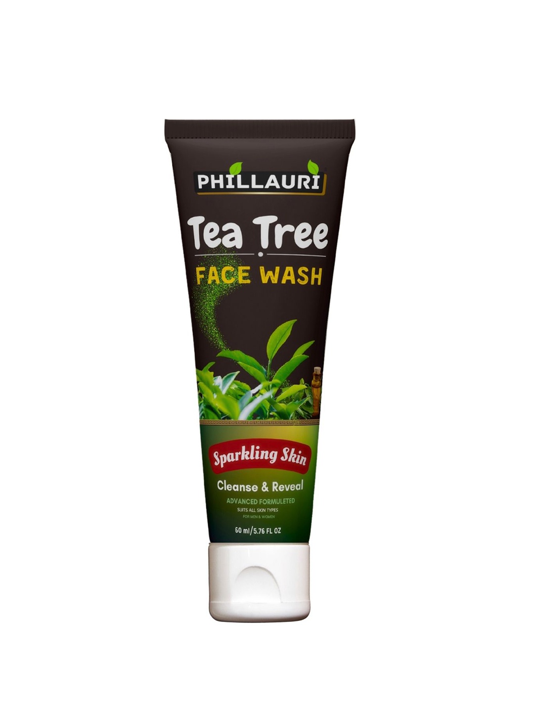 

Phillauri Tea Tree Face Wash With Vitamin B5 - 60ml, Green
