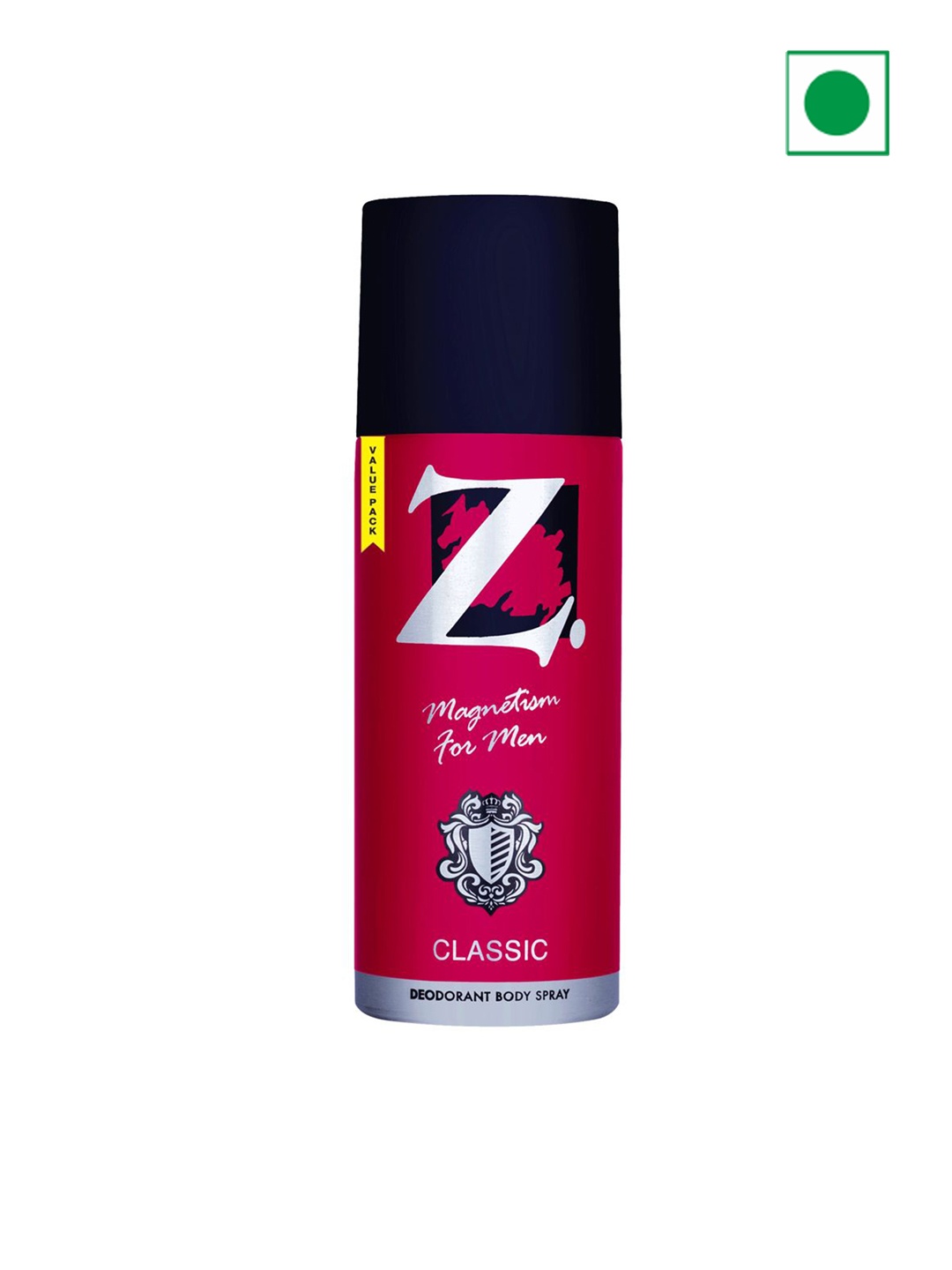 

Z-MAGNETISM FOR MEN Classic Long Lasting Deodorant Body Spray - 175ml(116.6g), Burgundy