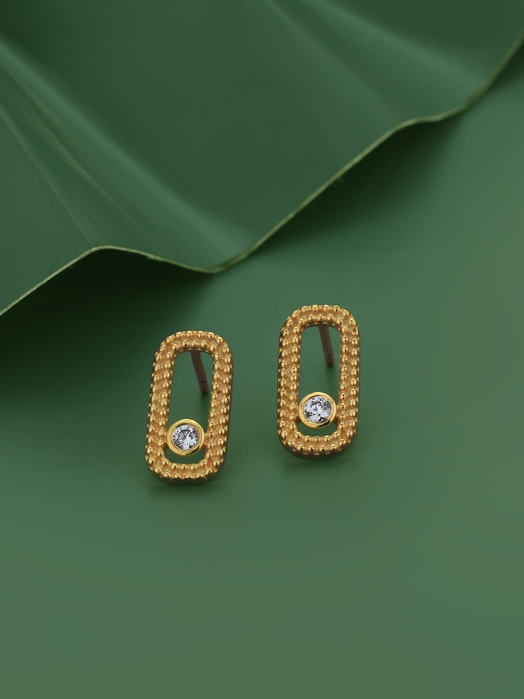 

Carlton London 18kt Gold-Plated CZ Studs