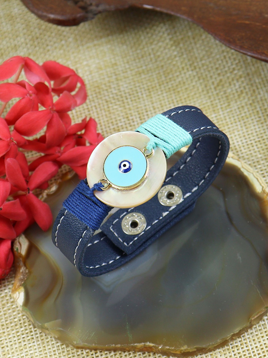 

Asthetika Wraparound Rakhi, Blue