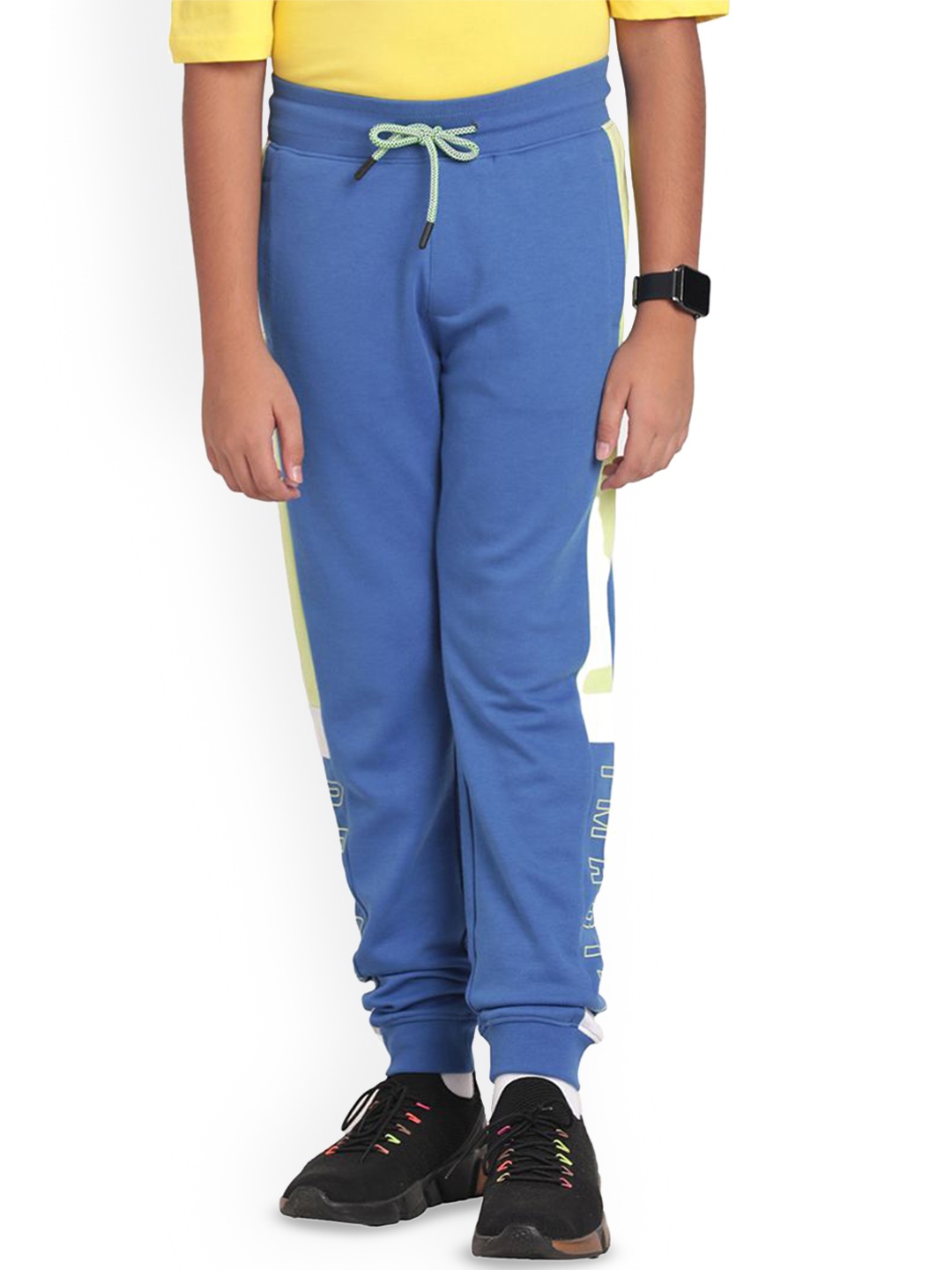 

Indian Terrain Boys Mid-Rise Joggers, Blue