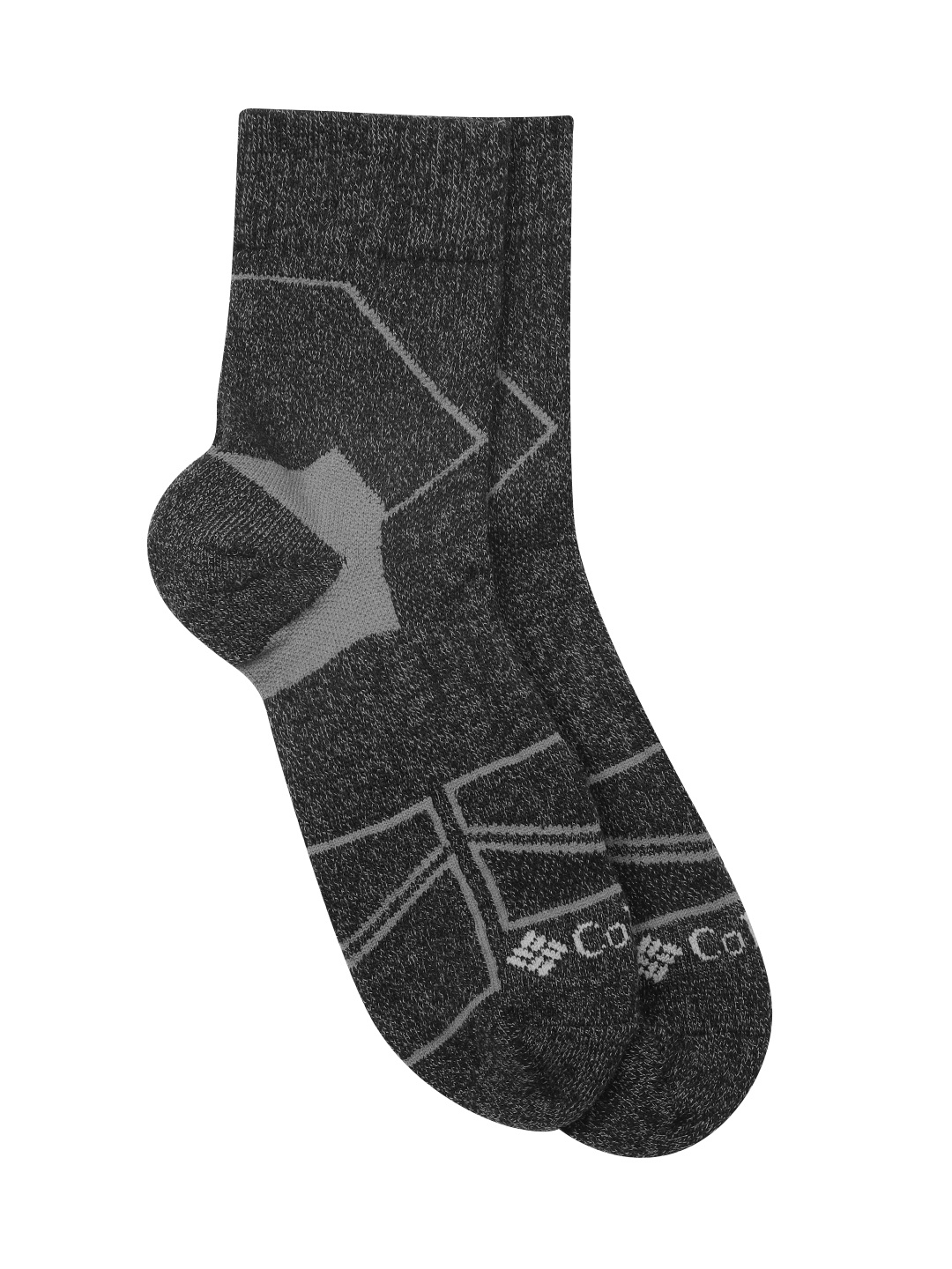 

Columbia Unisex Patterned Above Ankle Length Socks, Grey