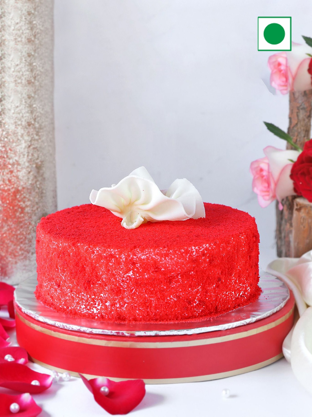 

IGP Red Velvet Flavour Eggless Round Cakes 1Kg