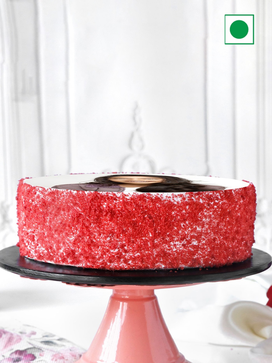 IGP Red Velvet Flavour Eggless Round Cakes 500gm