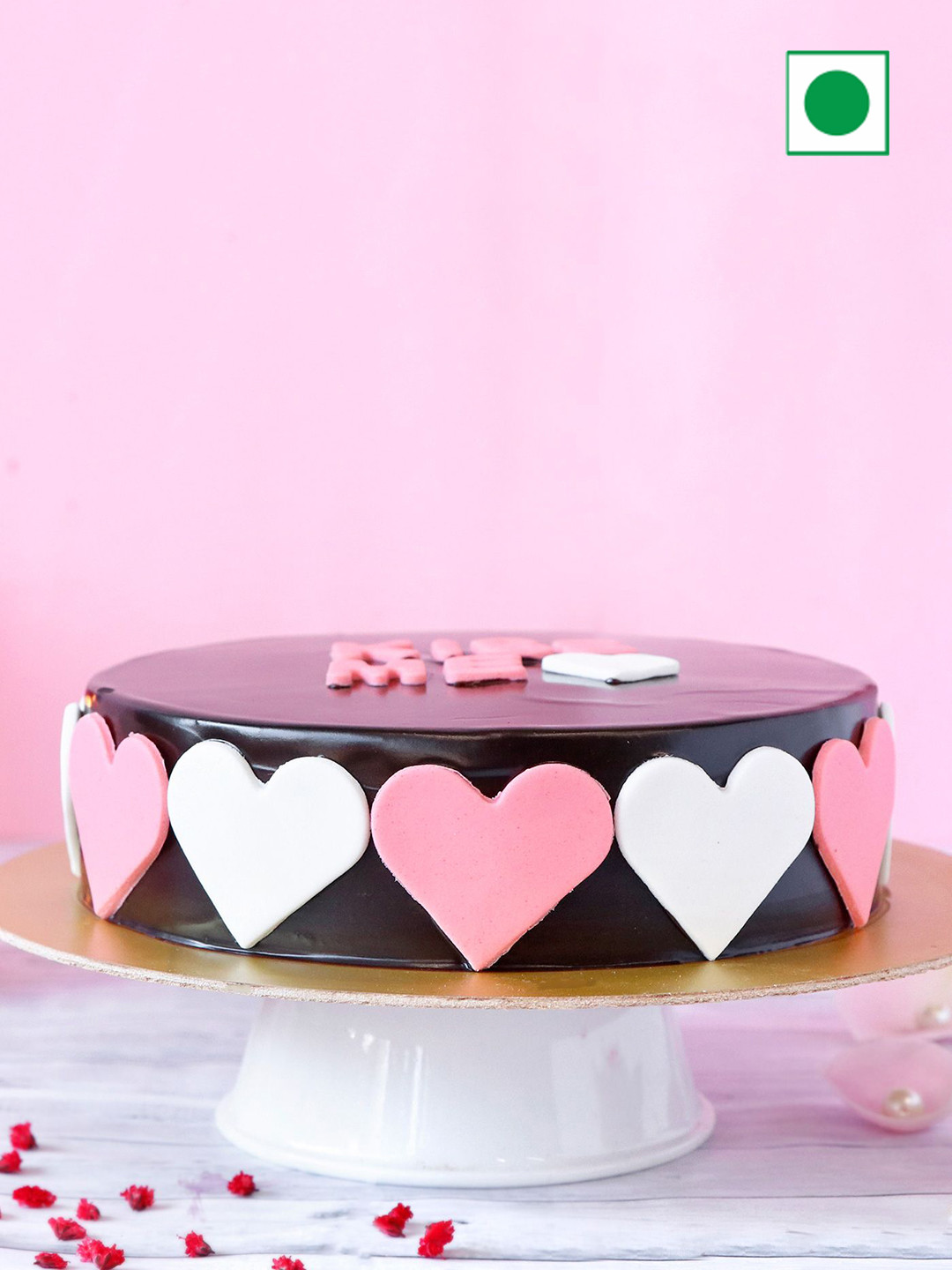 

IGP Chocolatey Truffle Flavour Eggless Round Cakes 2Kg, Black