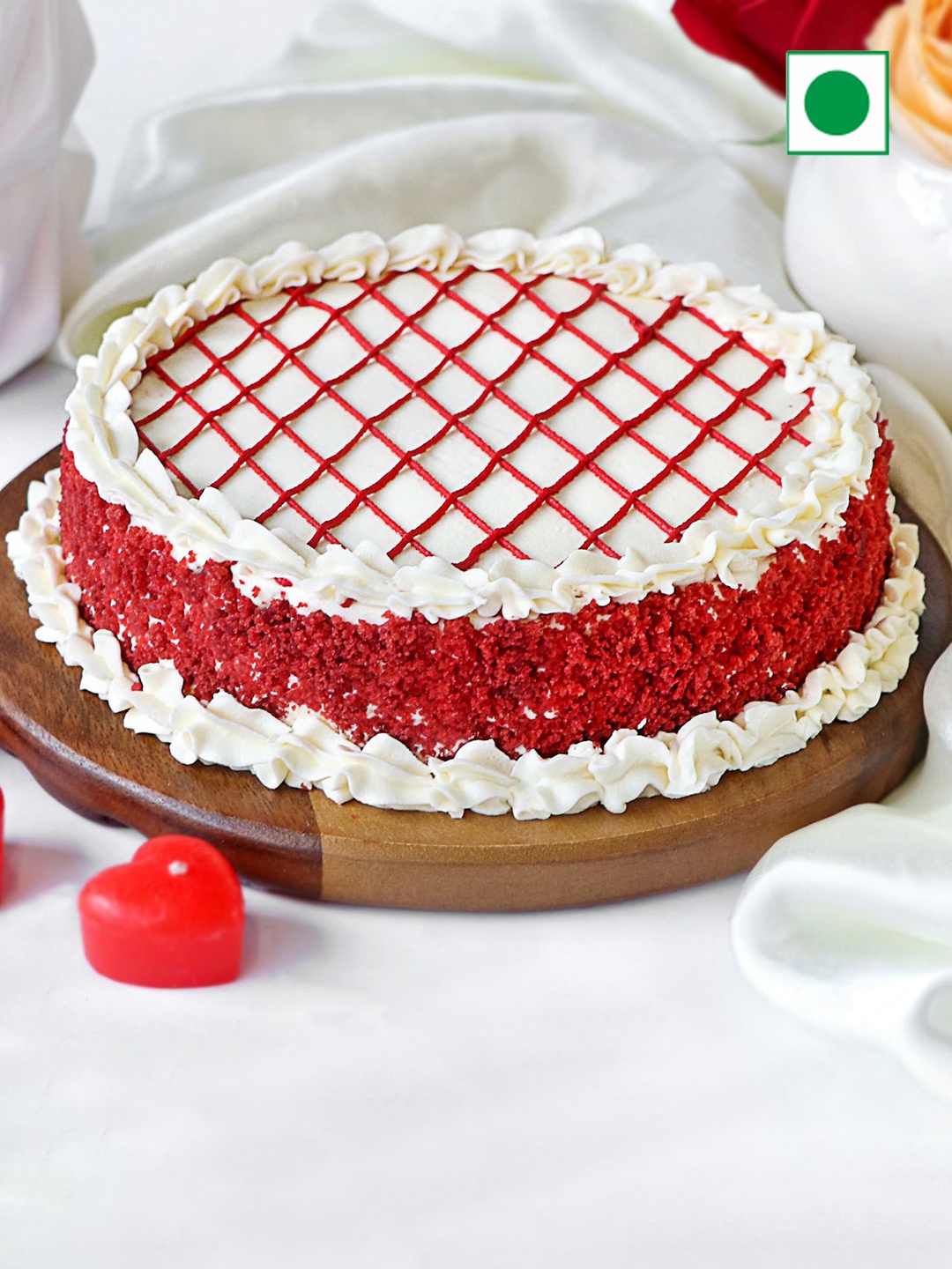 

IGP Red Velvet Flavour Eggless Round Cakes 1Kg