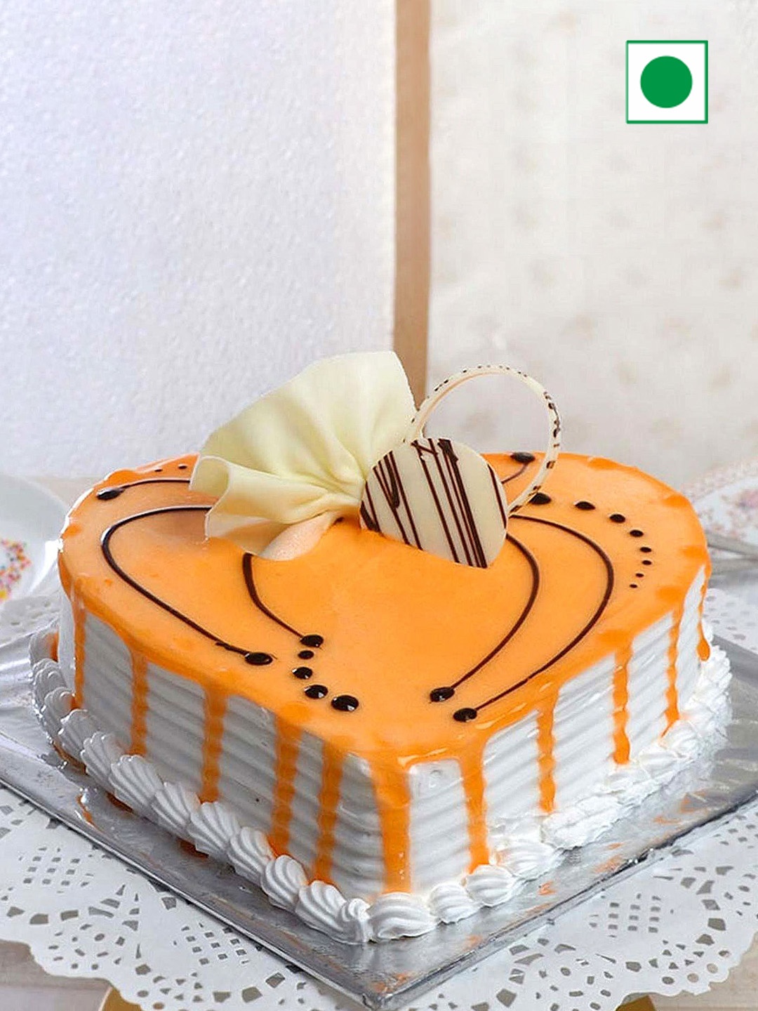 IGP Butterscotch Flavour Eggless Cakes 500gm, Yellow